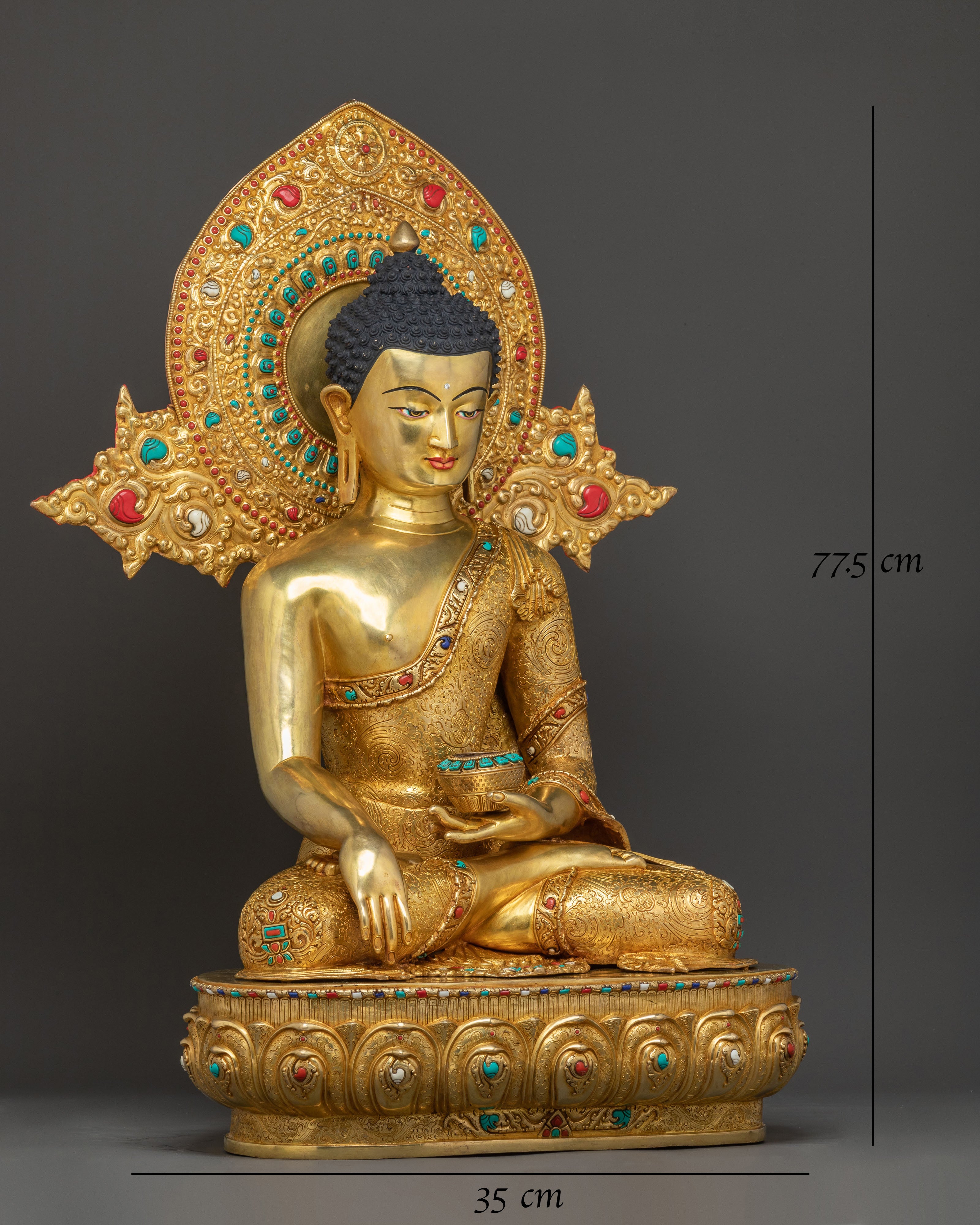 Shakyamuni Buddha Blessing Statue