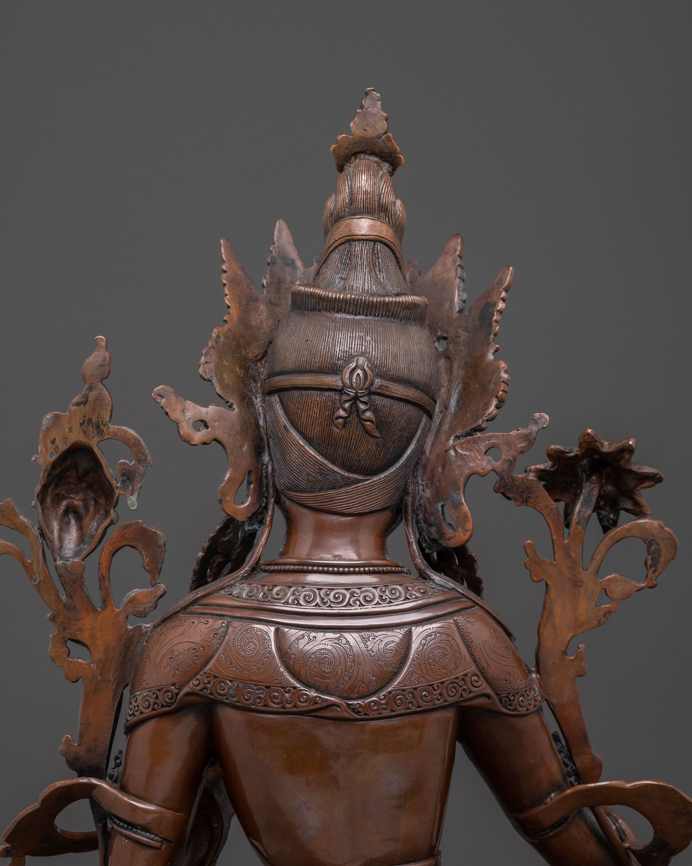 Handmade Green Tara Statue | Buddhist Goddess