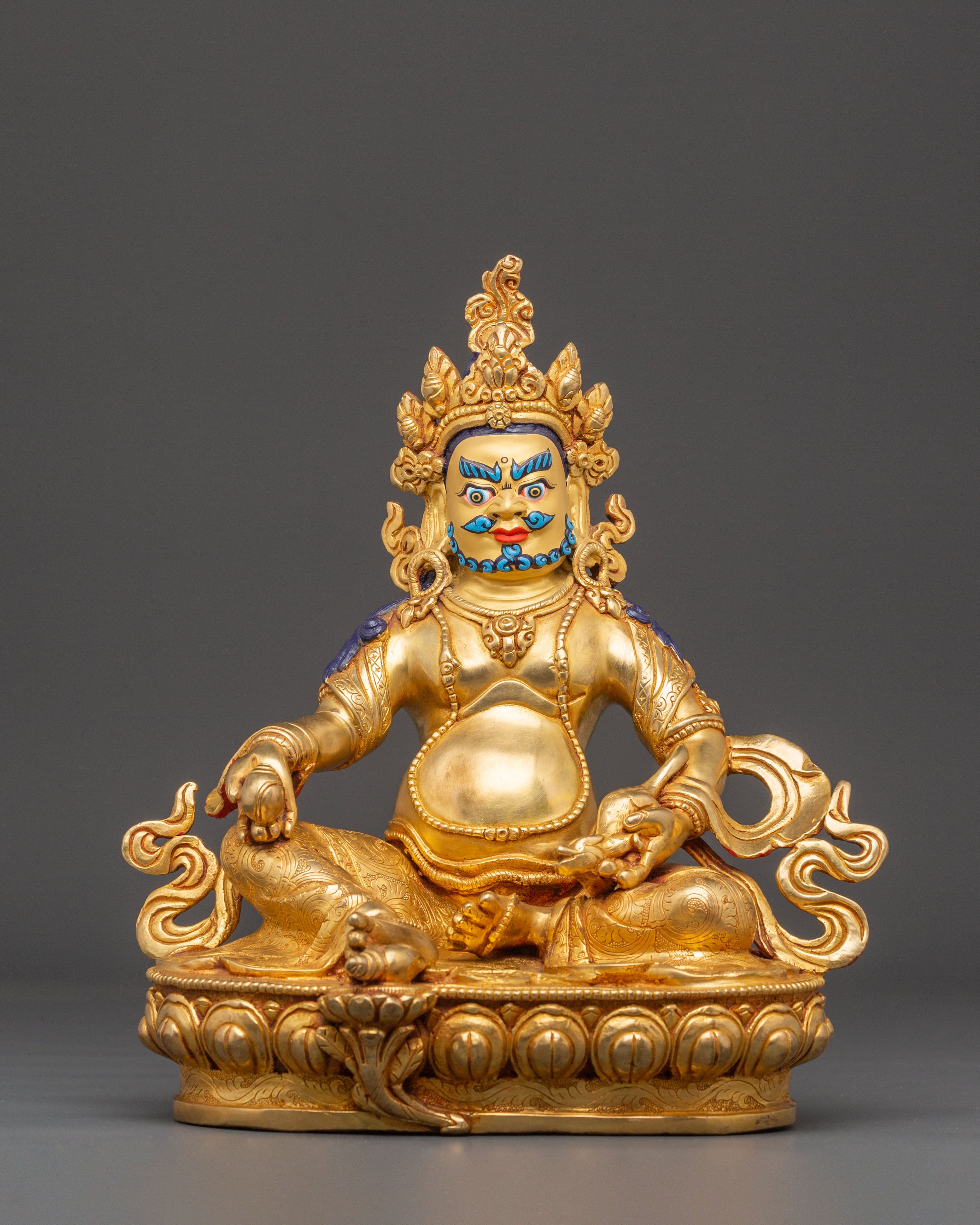 Dzambhala Statue: The Buddhist God of Wealth