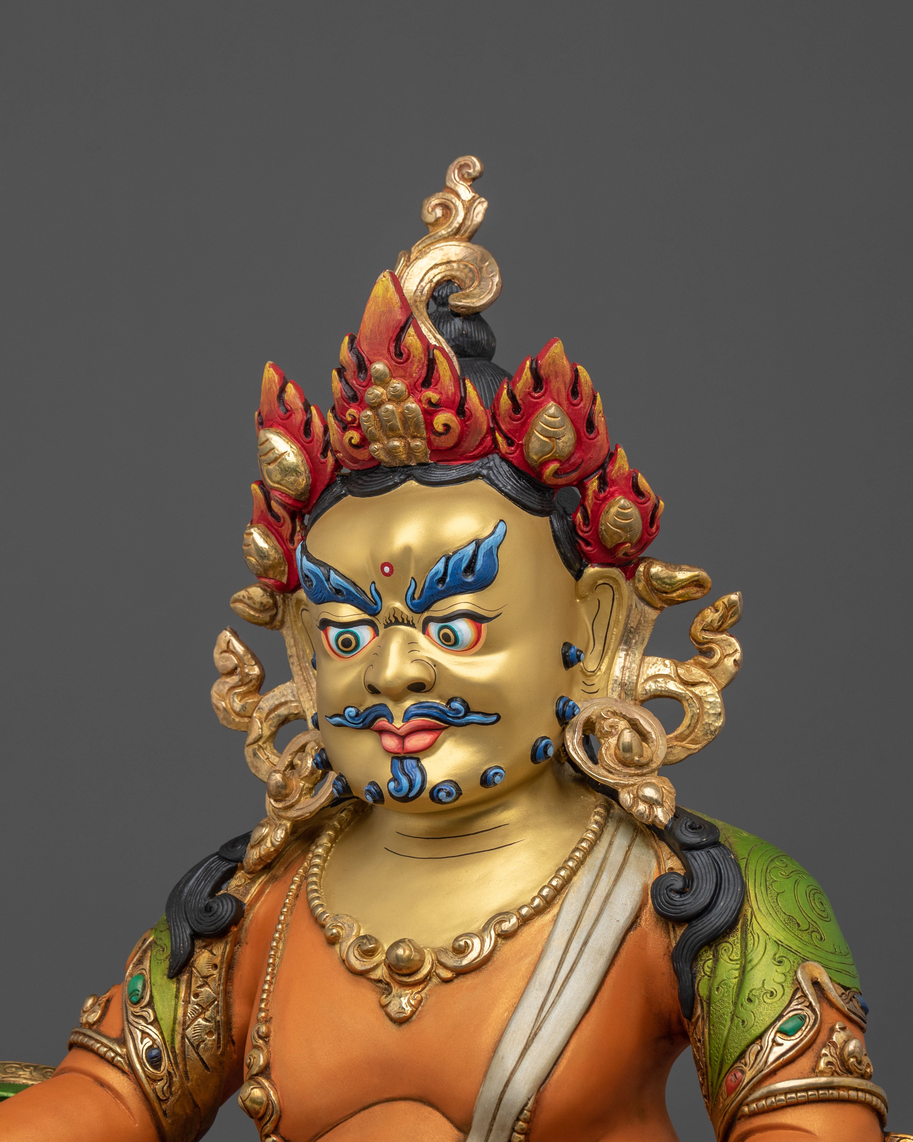 Handmade Dzambhala Kubera Statue | Tibetan God
