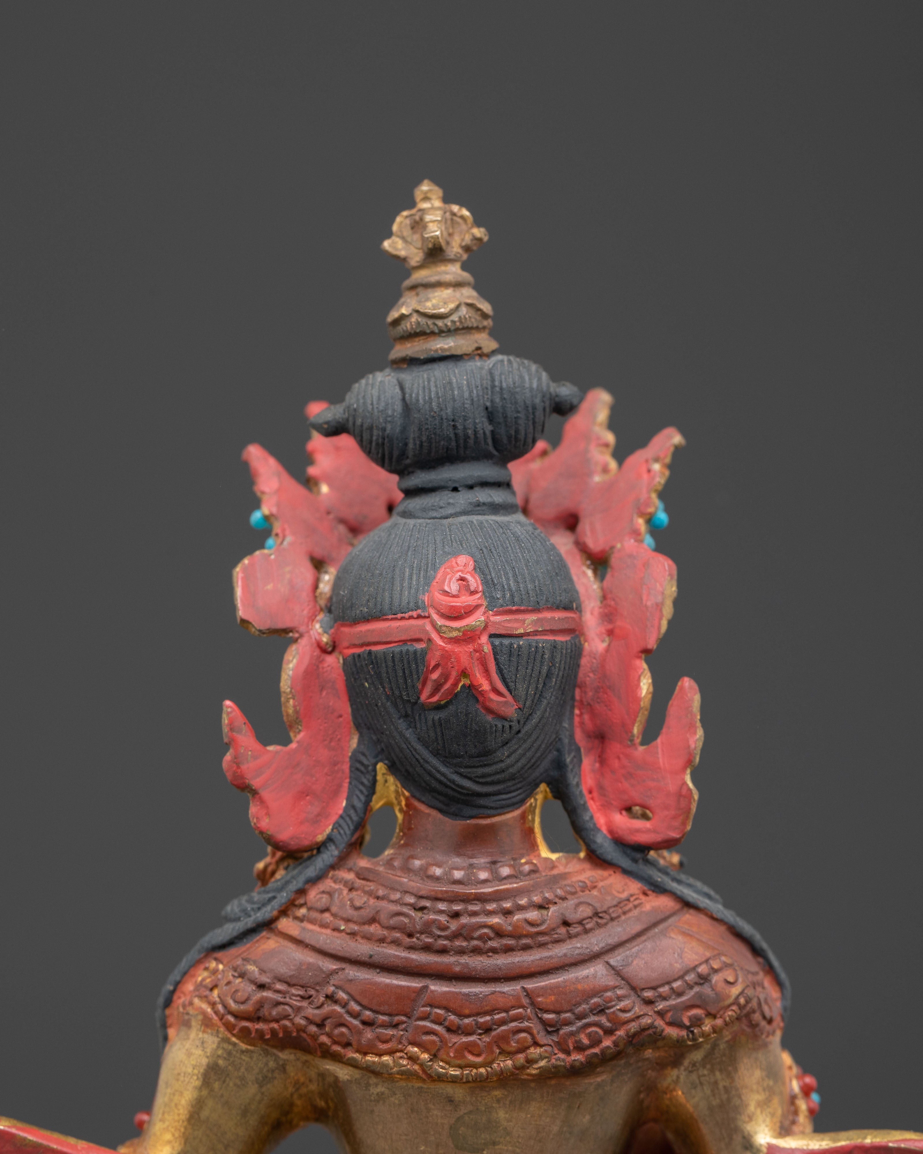 Vajrasattva Copper Statue: Handcrafted Purification Deity