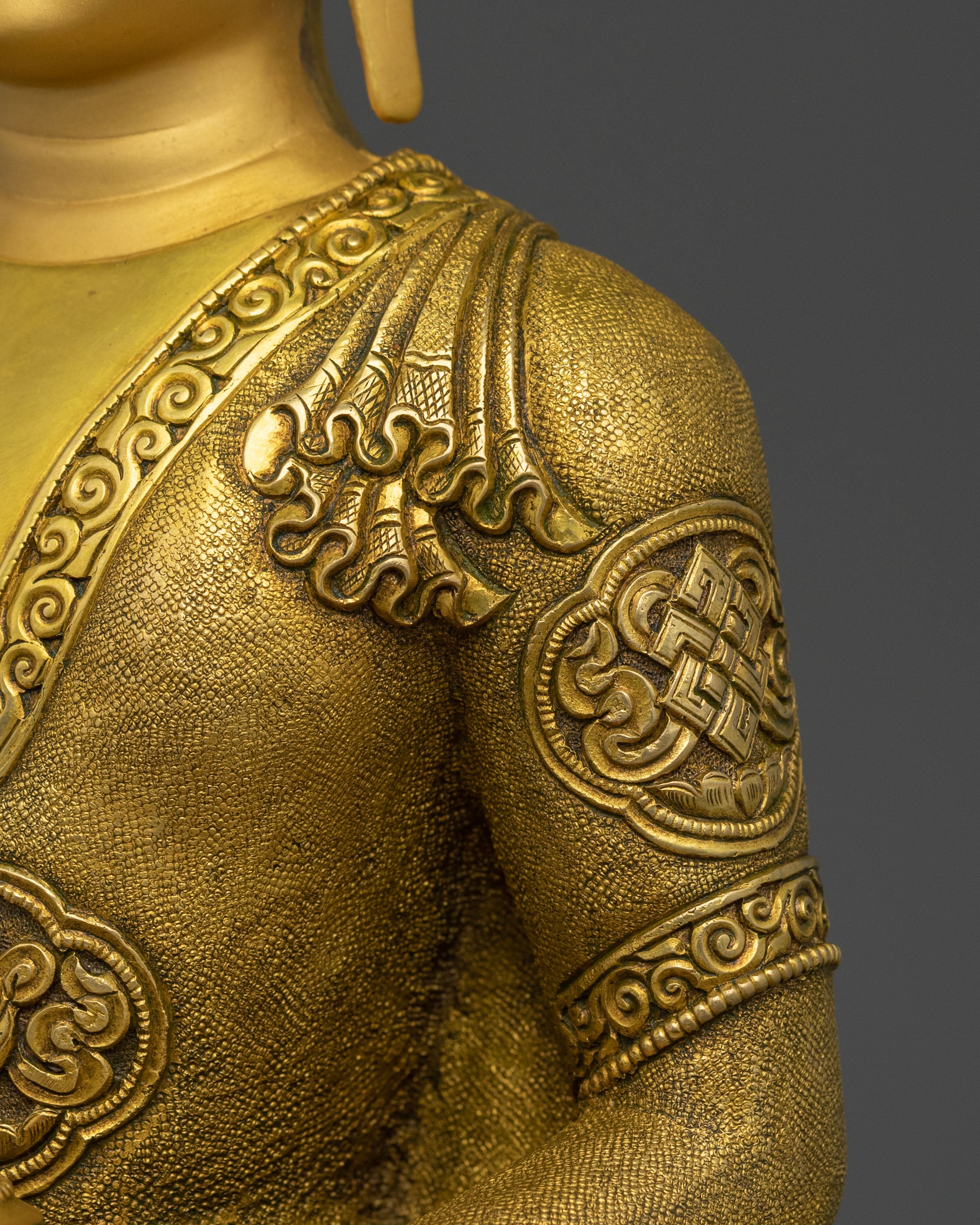 Handmade Amitabha Buddha Pure Land Sculpture