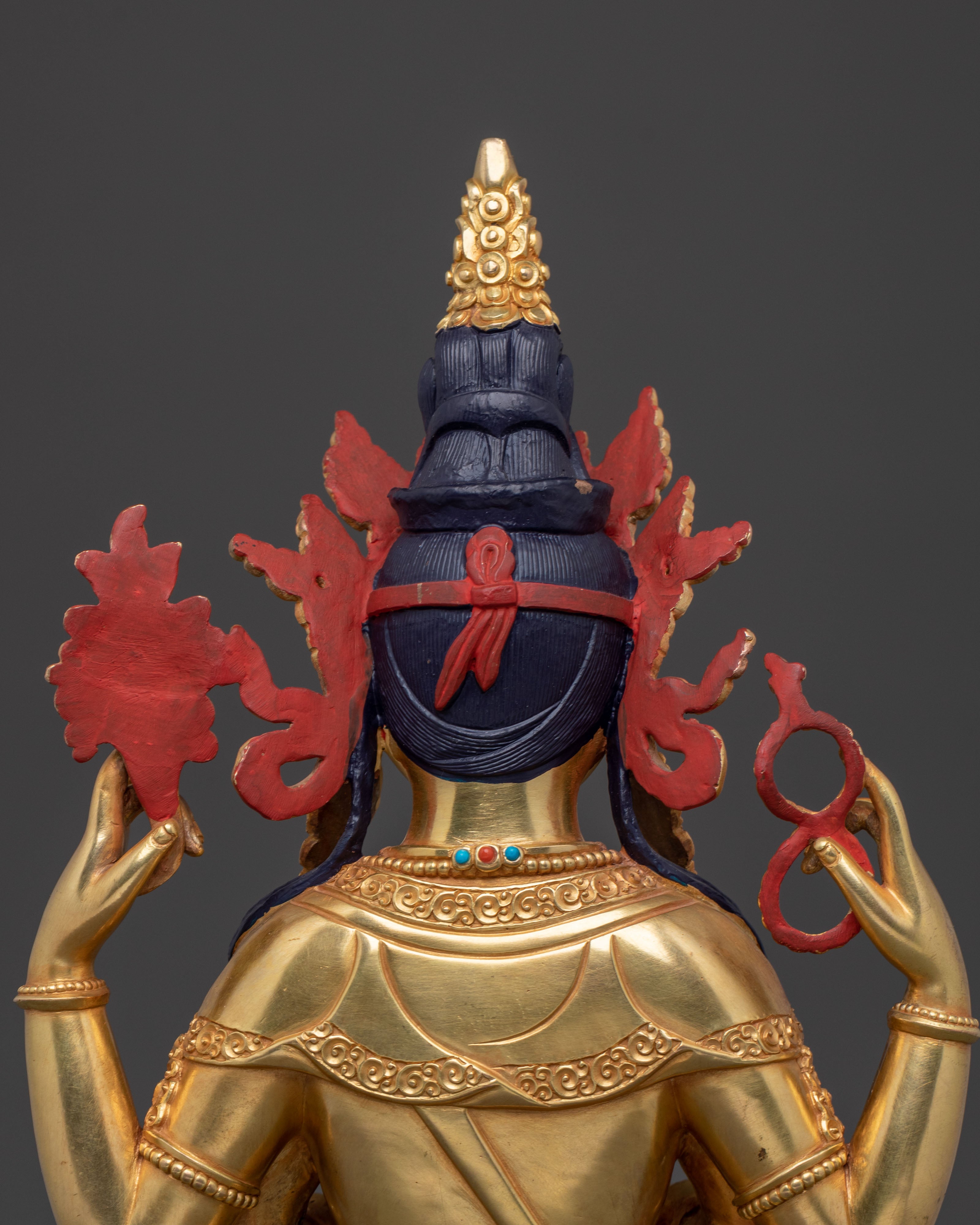 Four Armed Chenrezig Statue | Sacred Figure