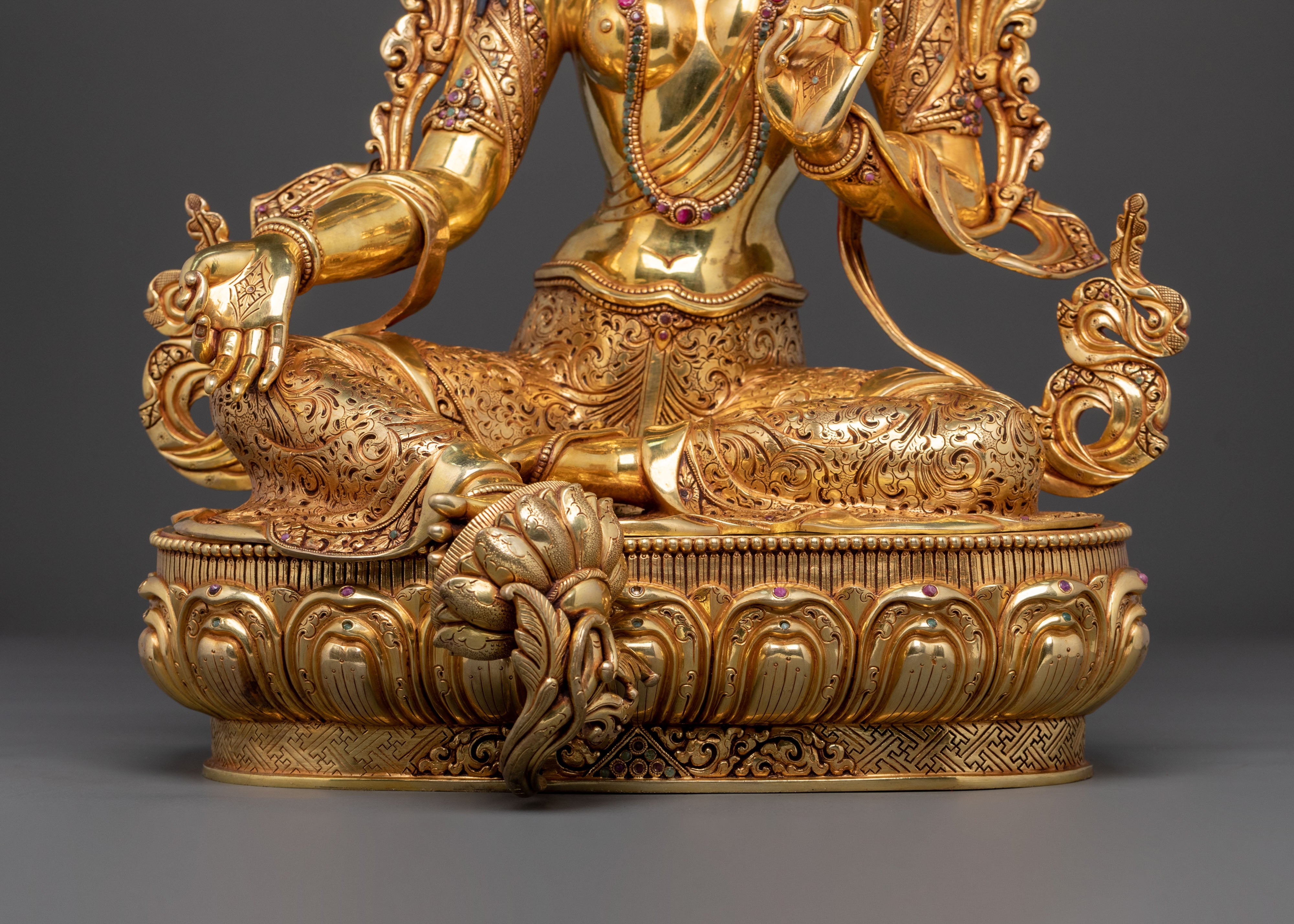 Green Tara Spiritual Statue | Protector Figurine