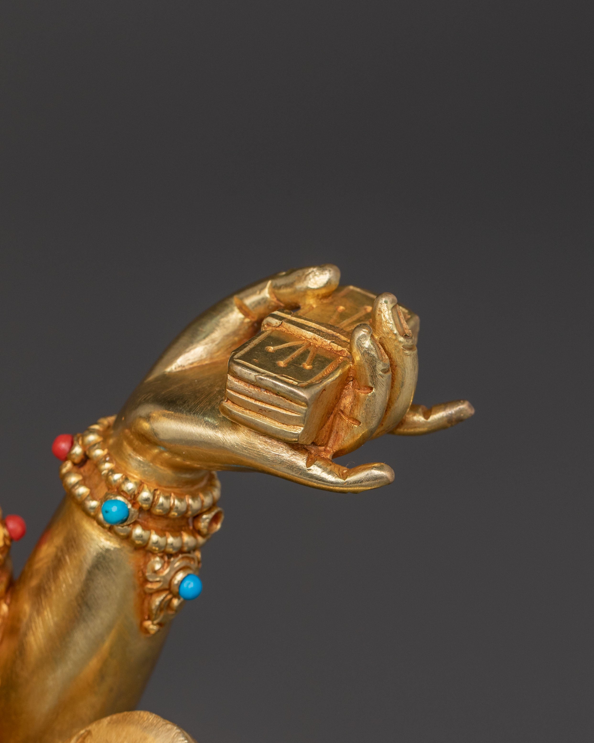 Prajnaparamita Spiritual Statue | 24K Gold Gilded Icon