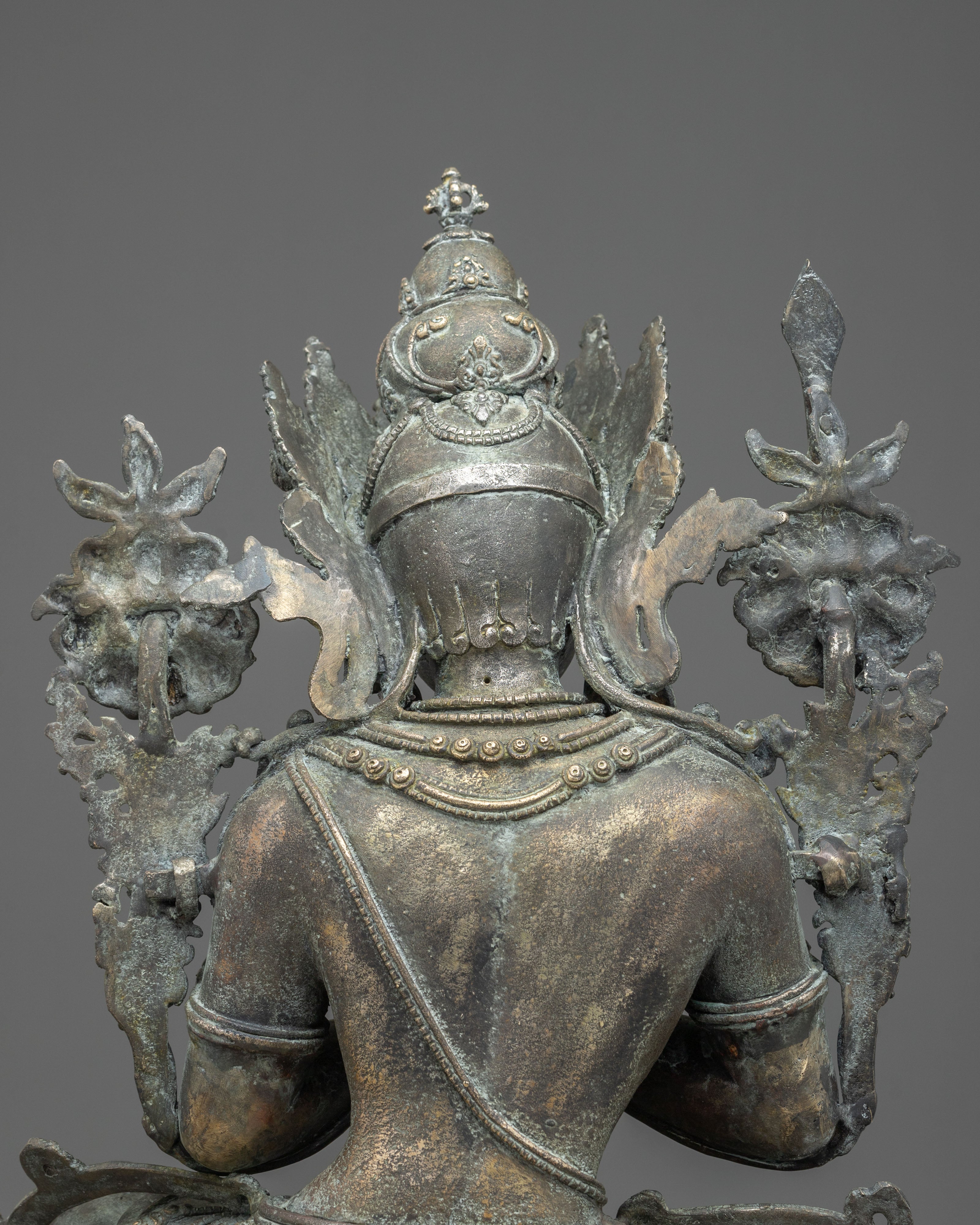 Tikshna Manjushri Spiritual Copper Statue | Antique Finish
