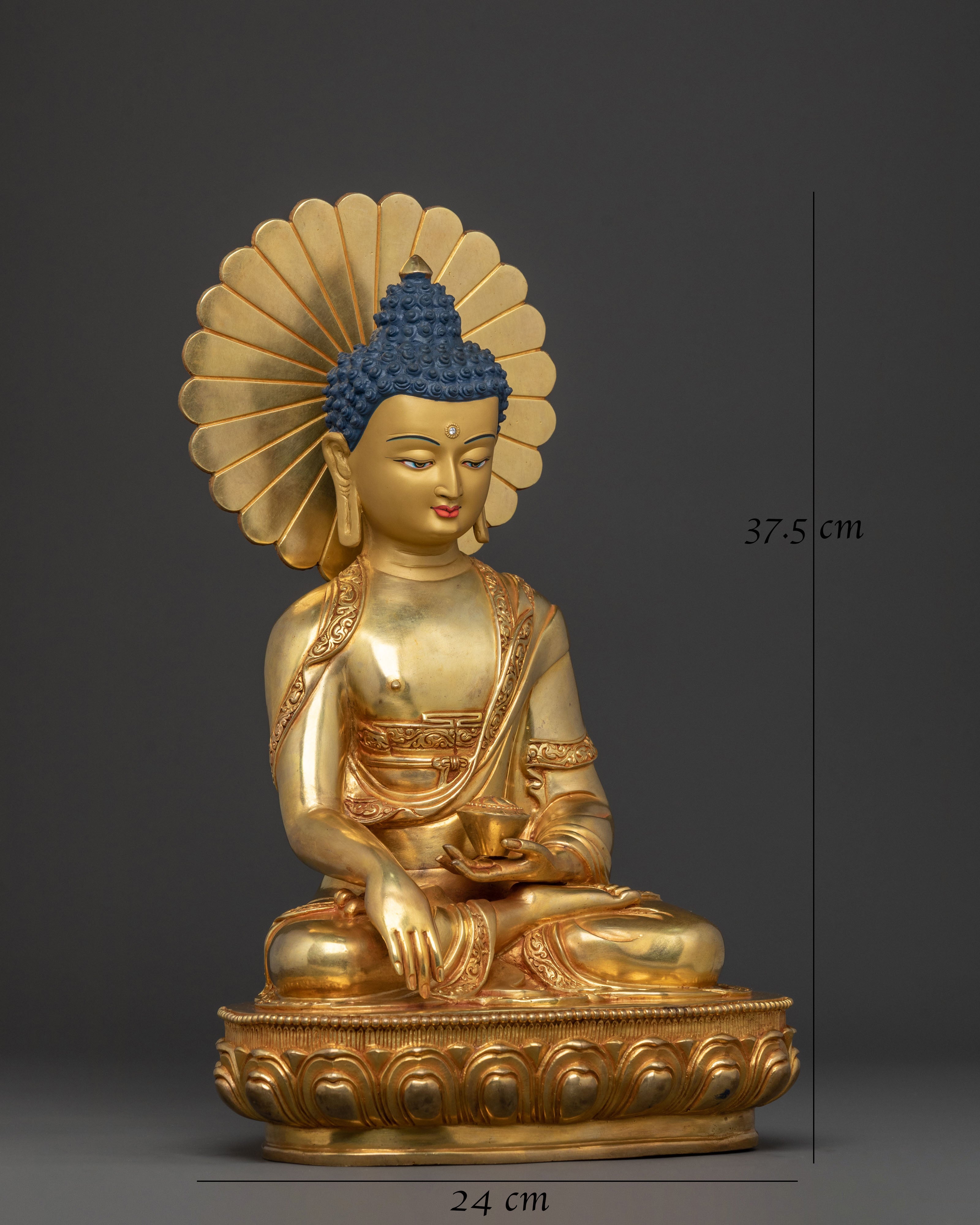 Shakyamuni Buddha Himalayan Statue | Altar Home Decor