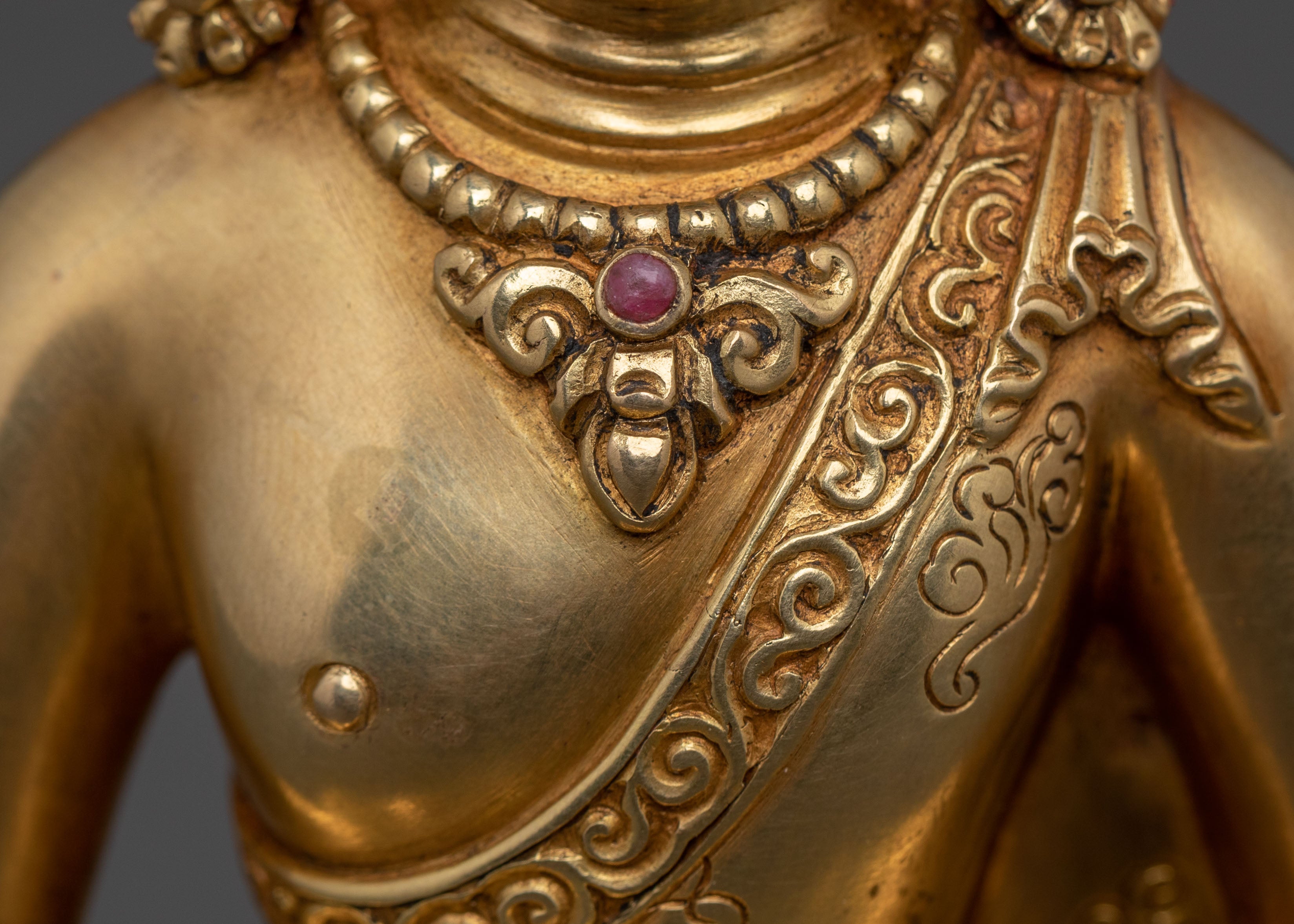 Amitabha Buddha Statue with Crown | Celestial Buddha