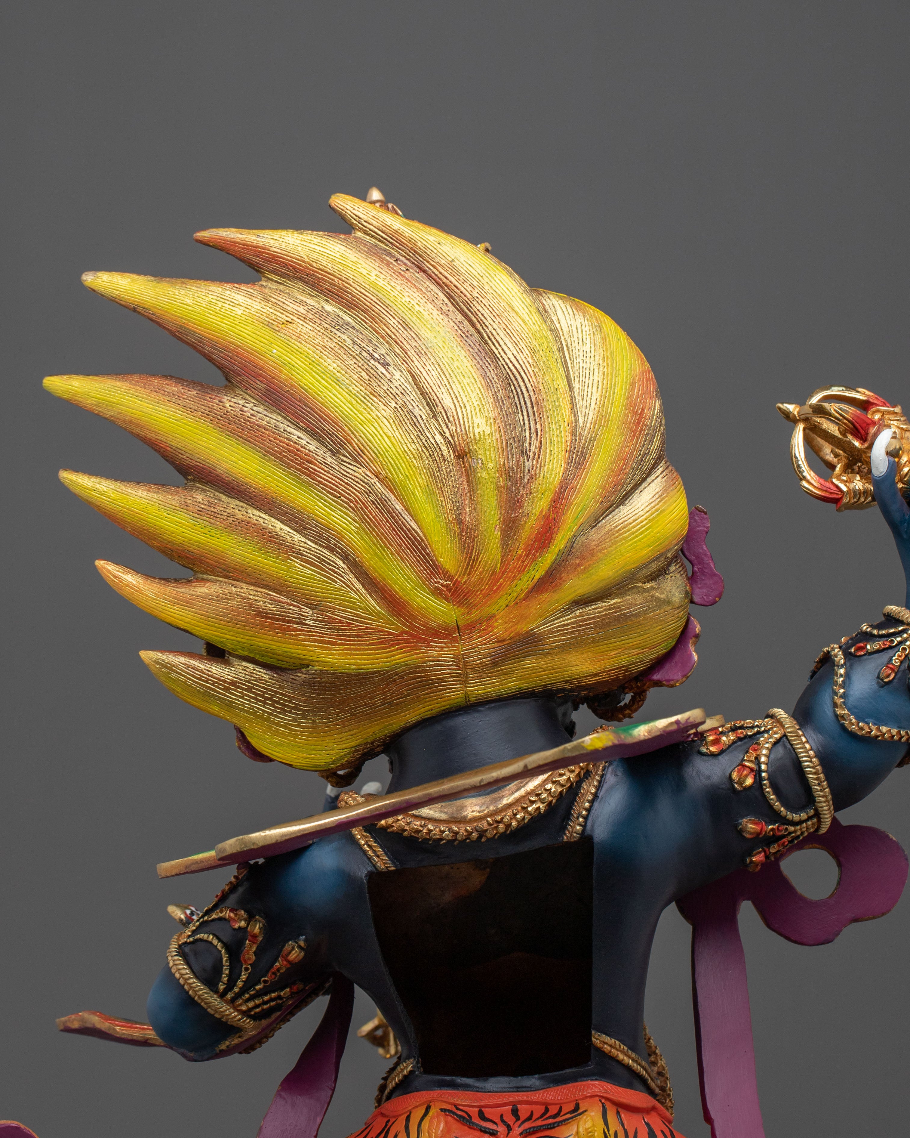Tibetan Deity Vajrapani Statue | Altar Home Decor