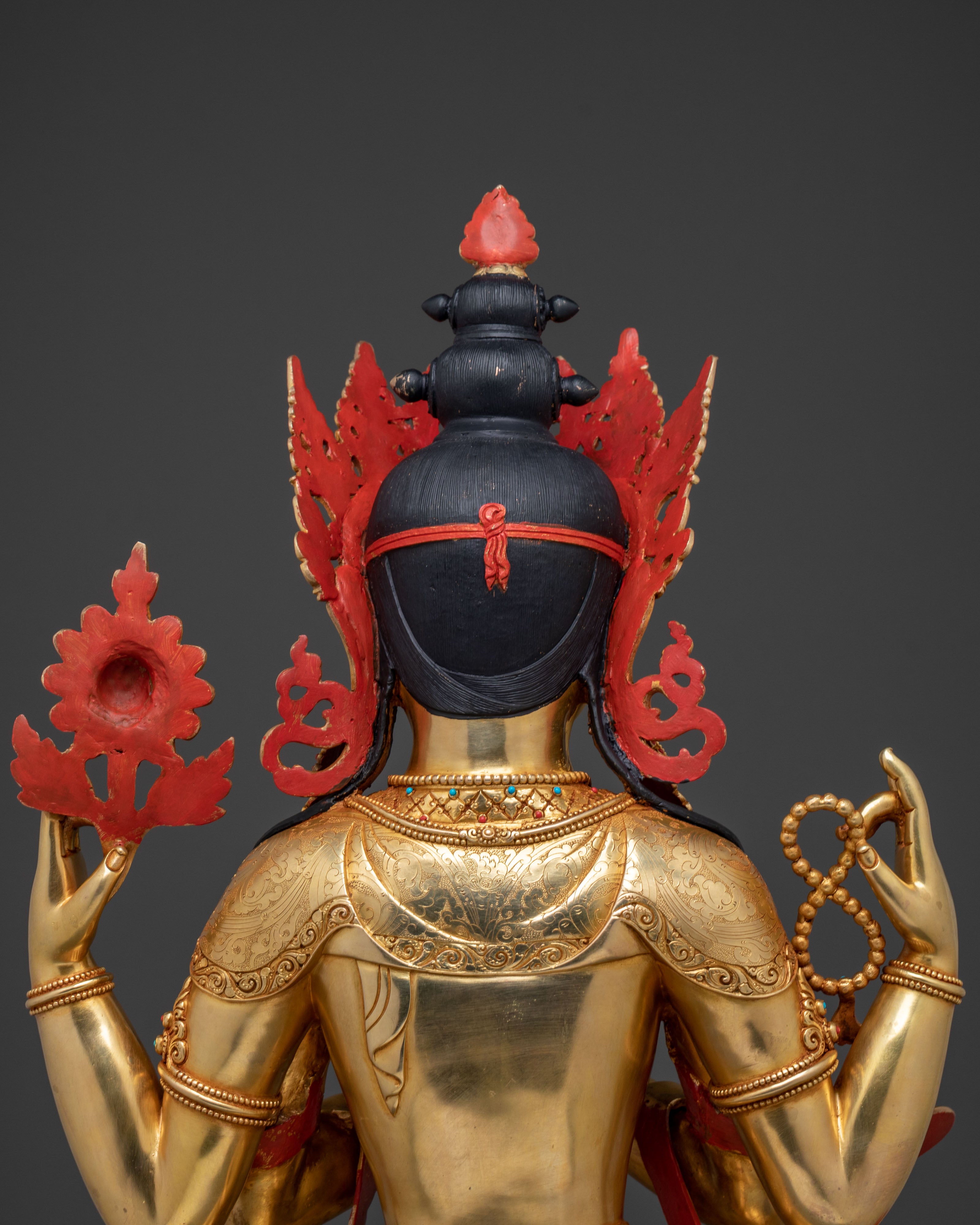 Handcrafted Chenrezig Divine Figure for Rituals | Buddhist Decor