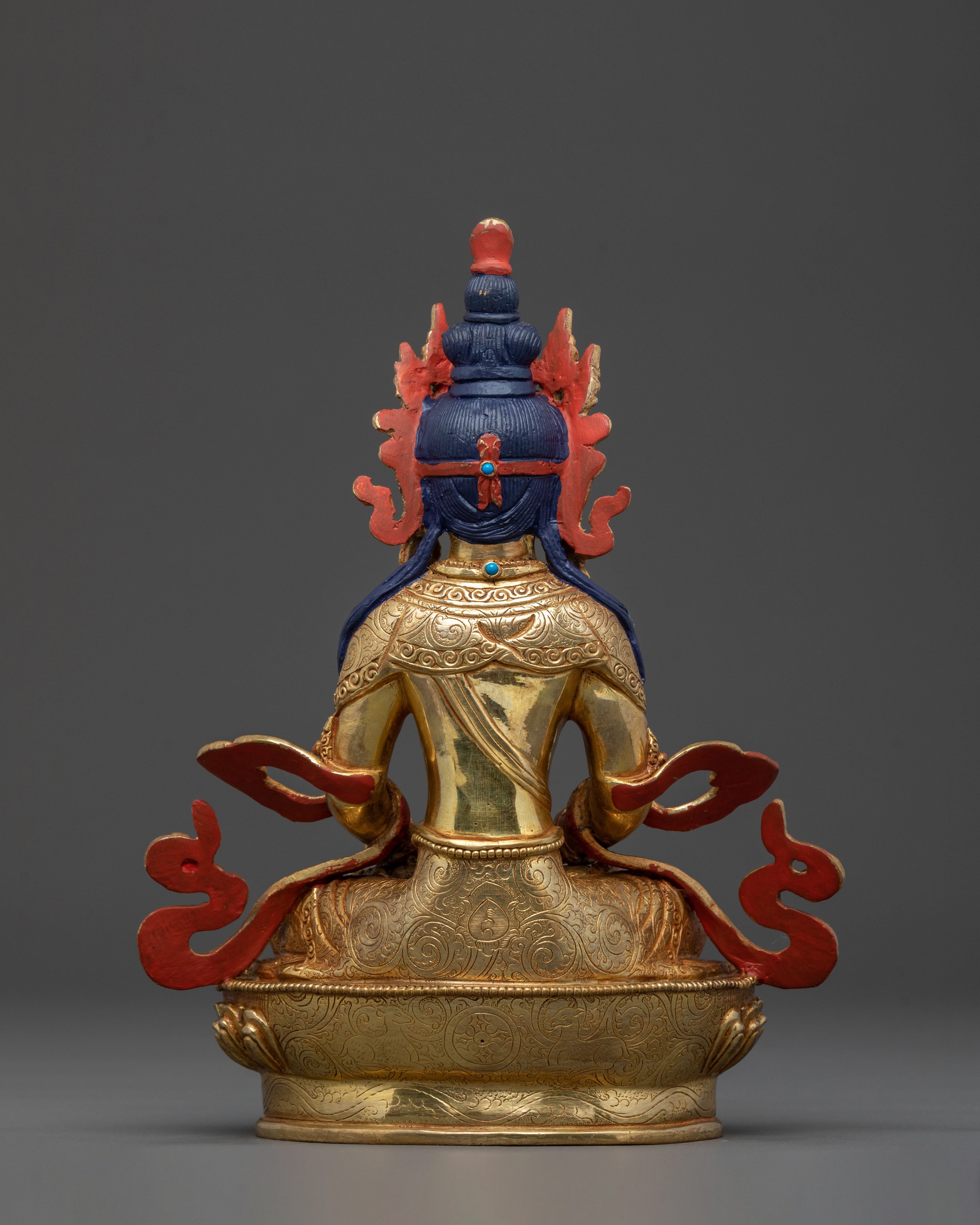 Amitayus Golden Statue: Longevity Buddha