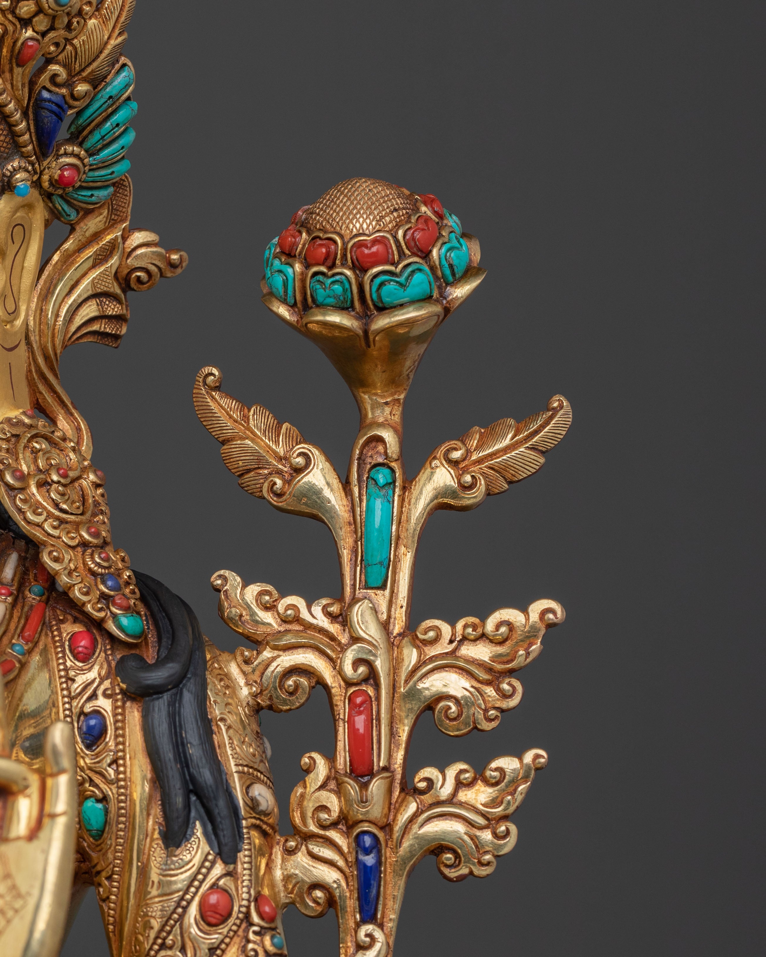 Green Tara Sculpture | Goddess of Protection