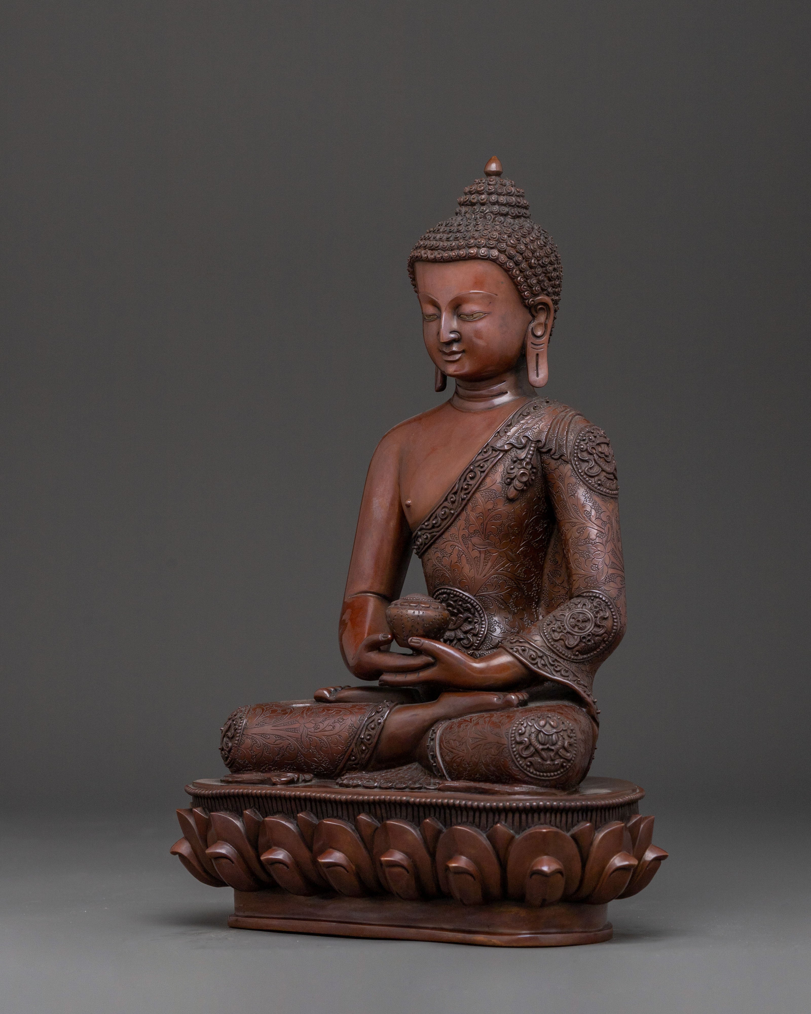 Amitabha Buddha Peaceful Meditation Statue | Meditation Altar Decor