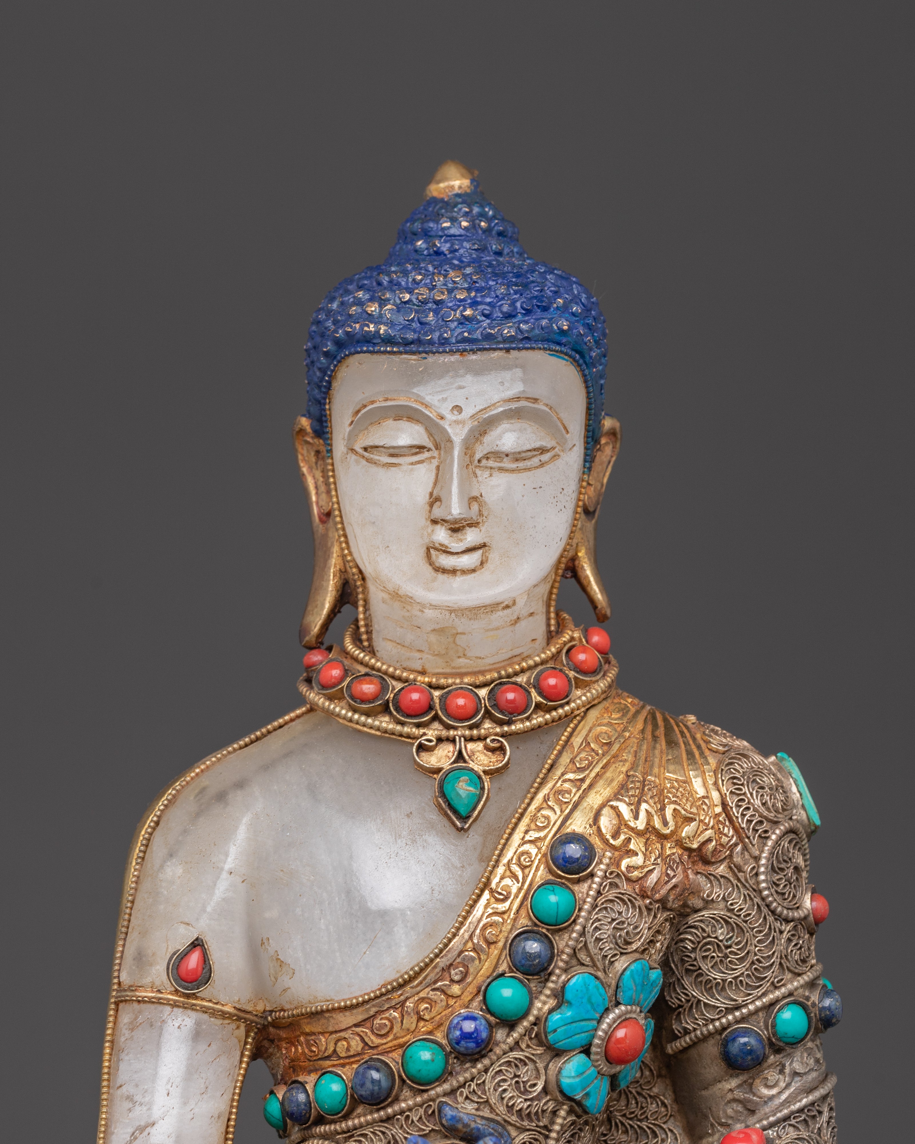 Serene Healer Handmade Medicine Buddha Statue