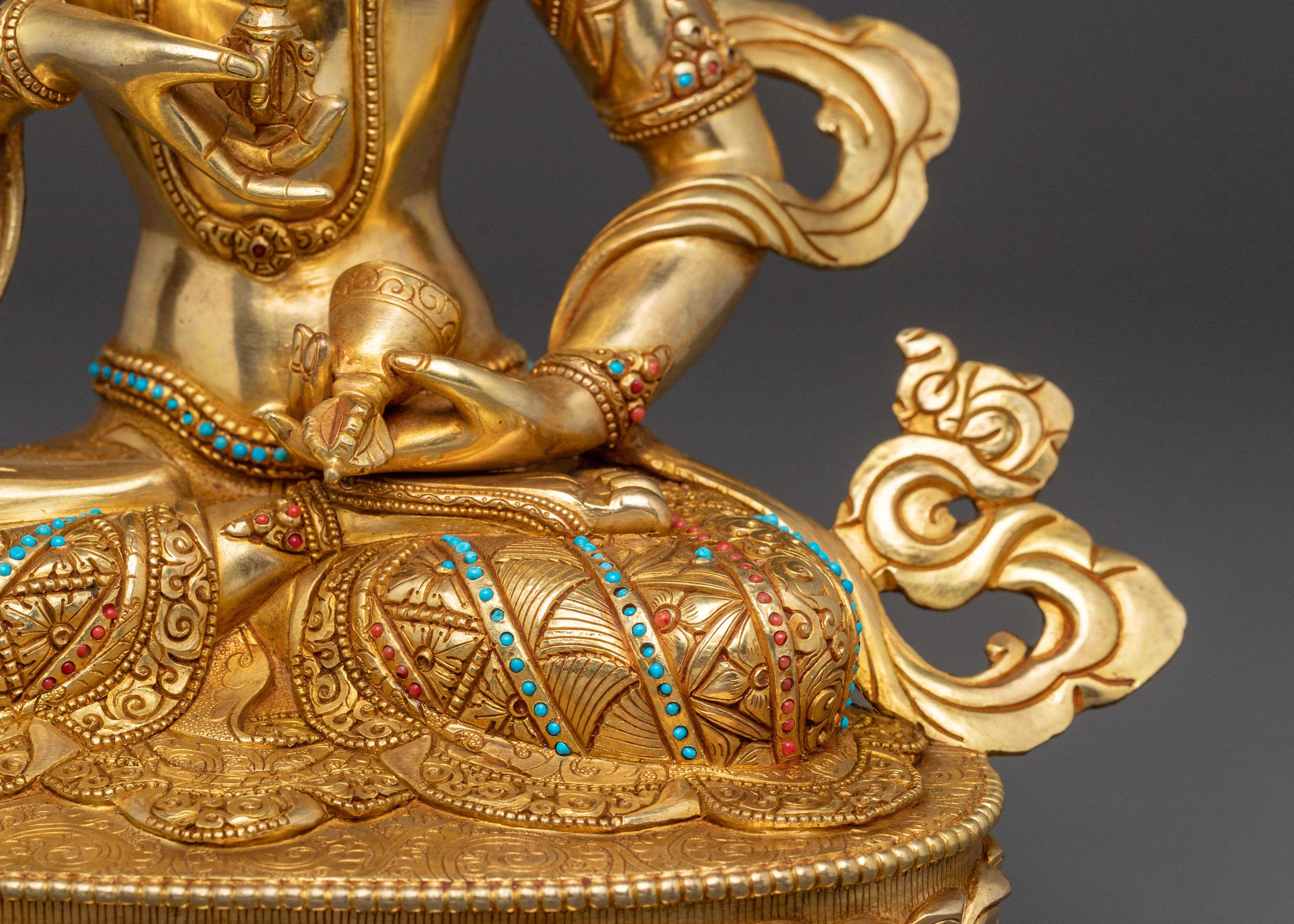 Divine Vajrasattva Statue: Purifier of Karma