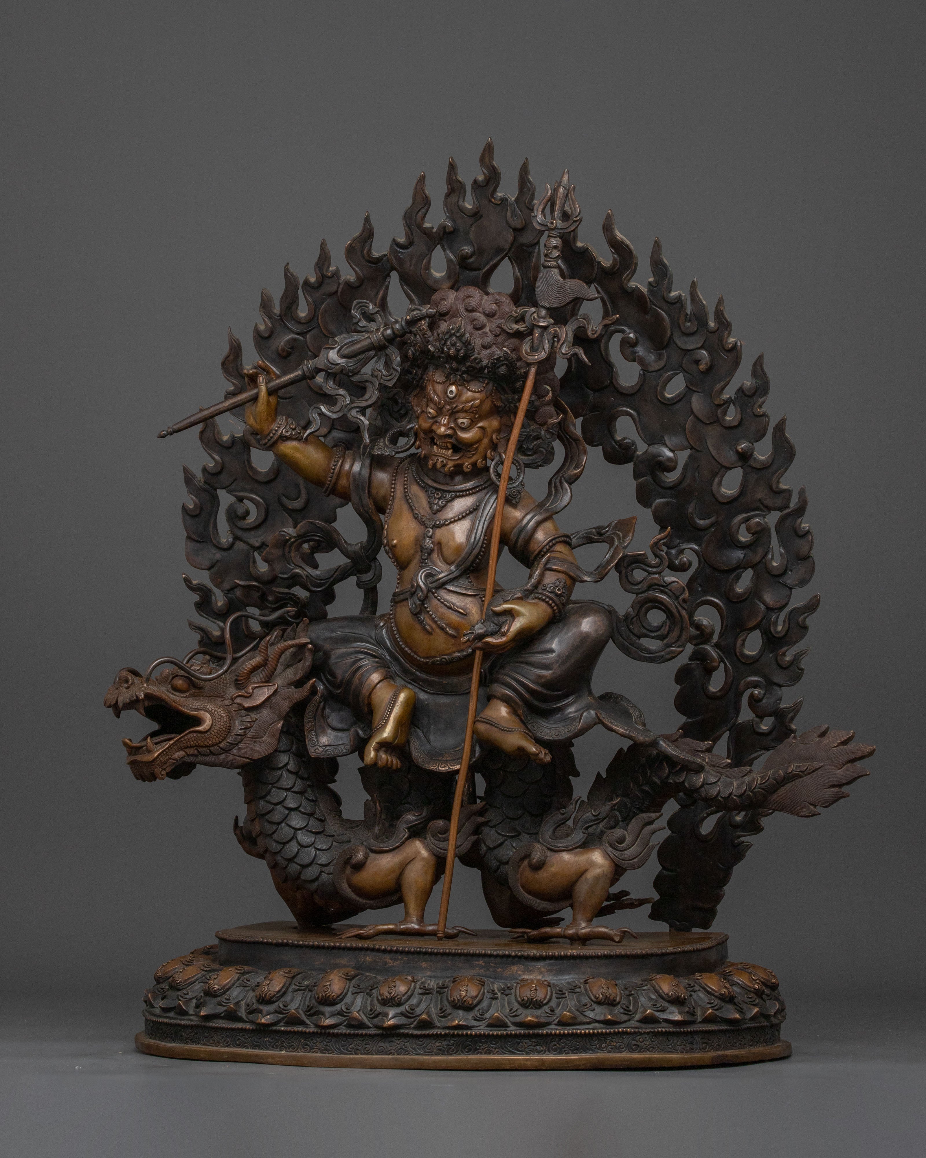 White Dzambhala Statue | Wealth God