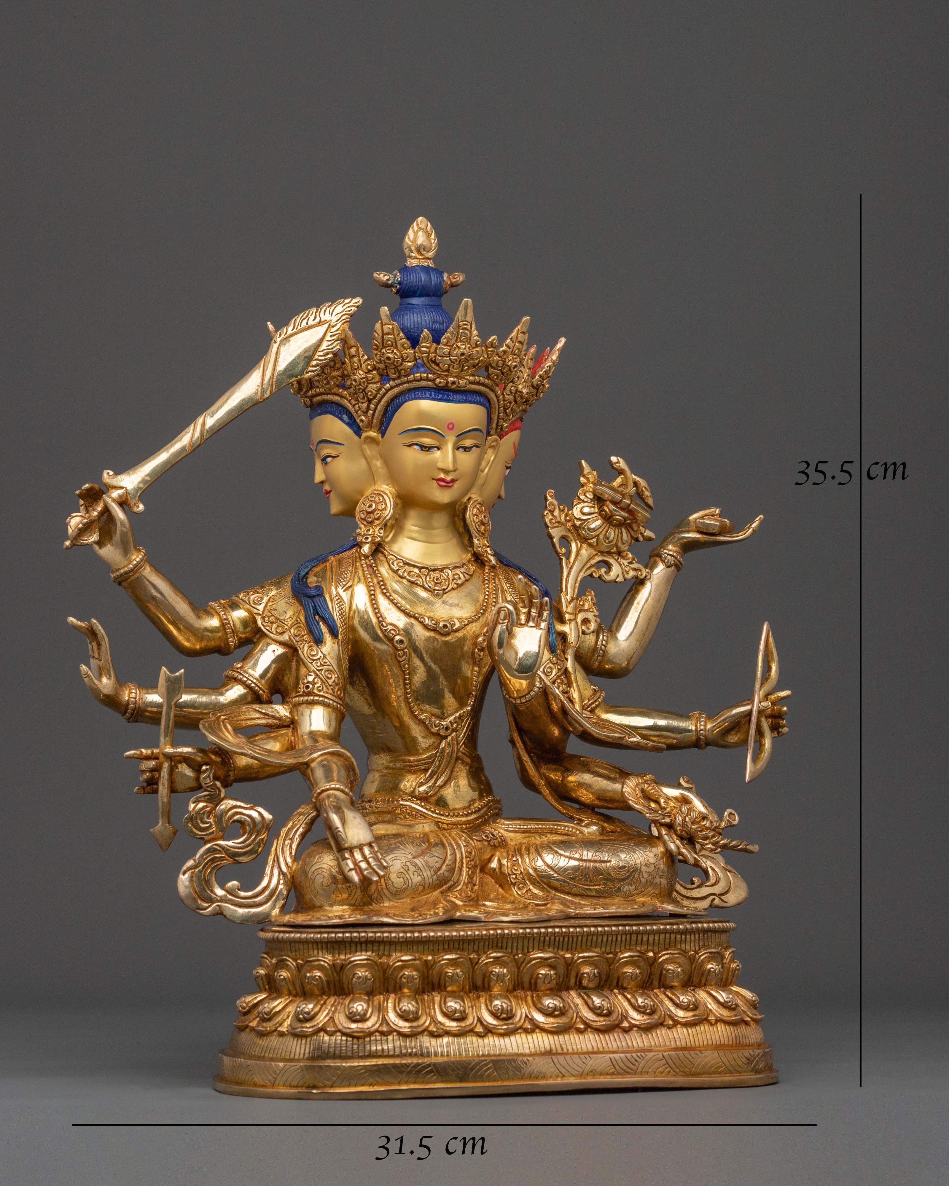 Handmade Maha Manjushri Statue | Home Decor