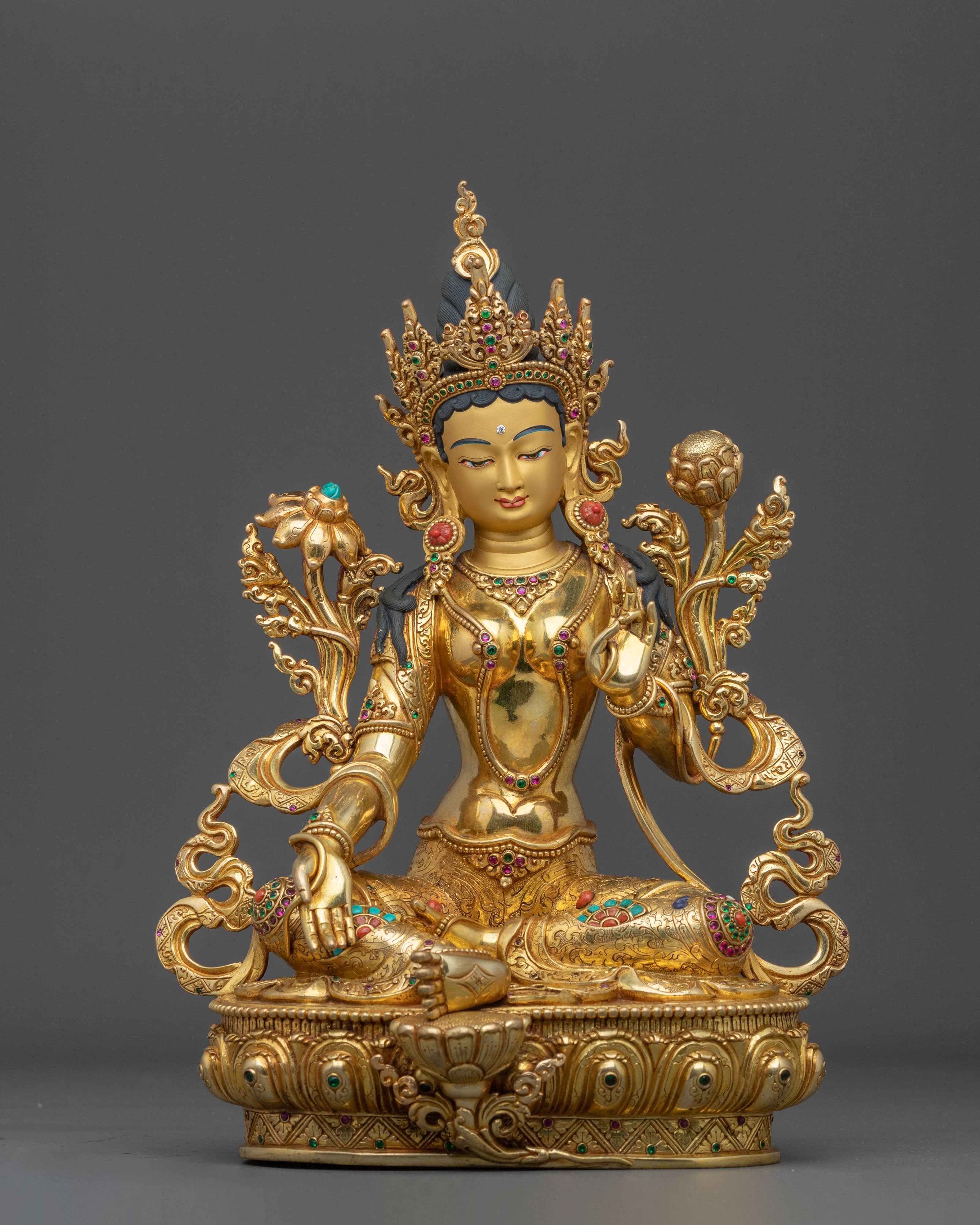 Green Tara Statue