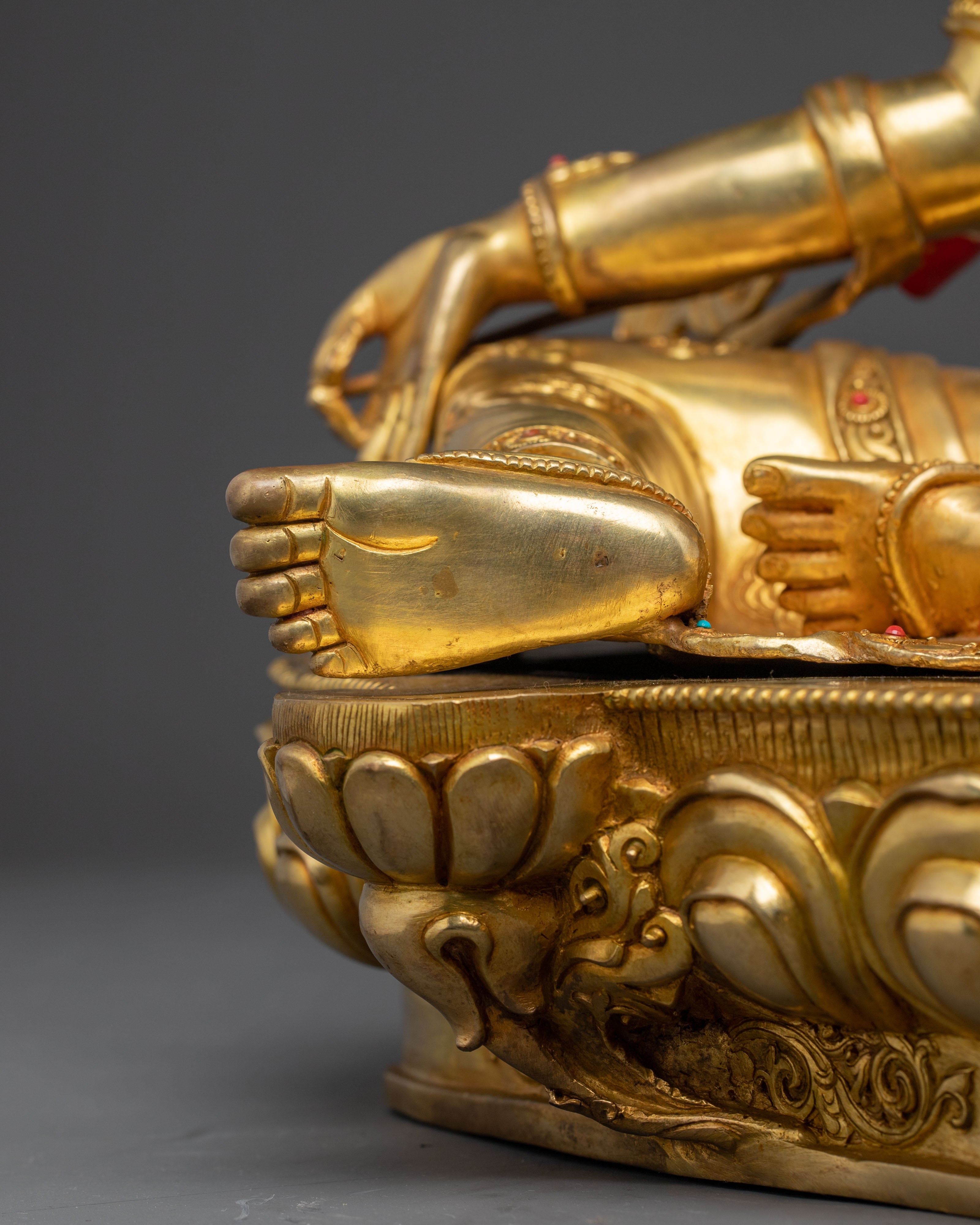 Handcrafted Beautiful Statue of Mother Green Tara | Buddhist Goddess of Compassion