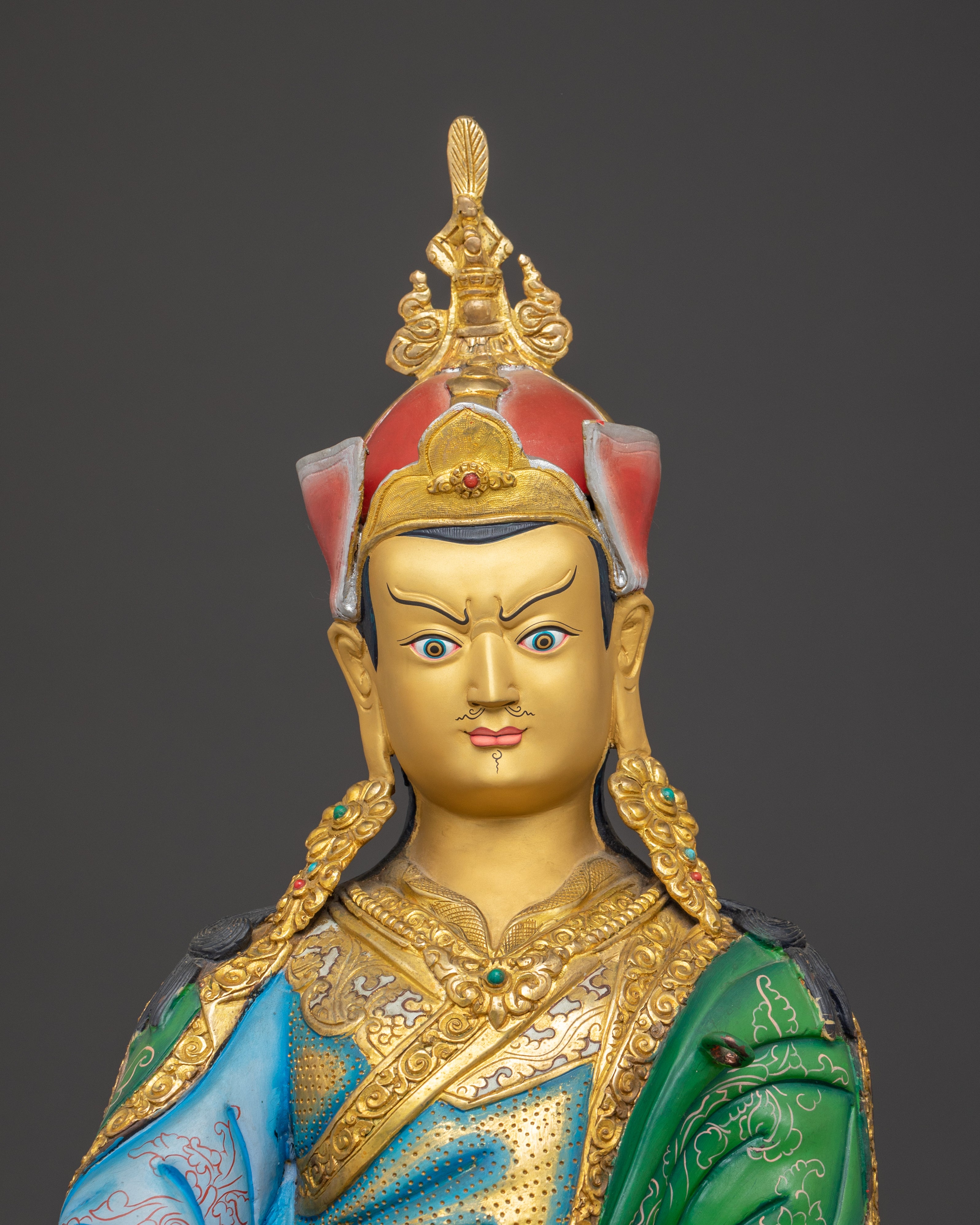 Handcrafted Copper Padmasambhava Statue | Lotus-Born Master