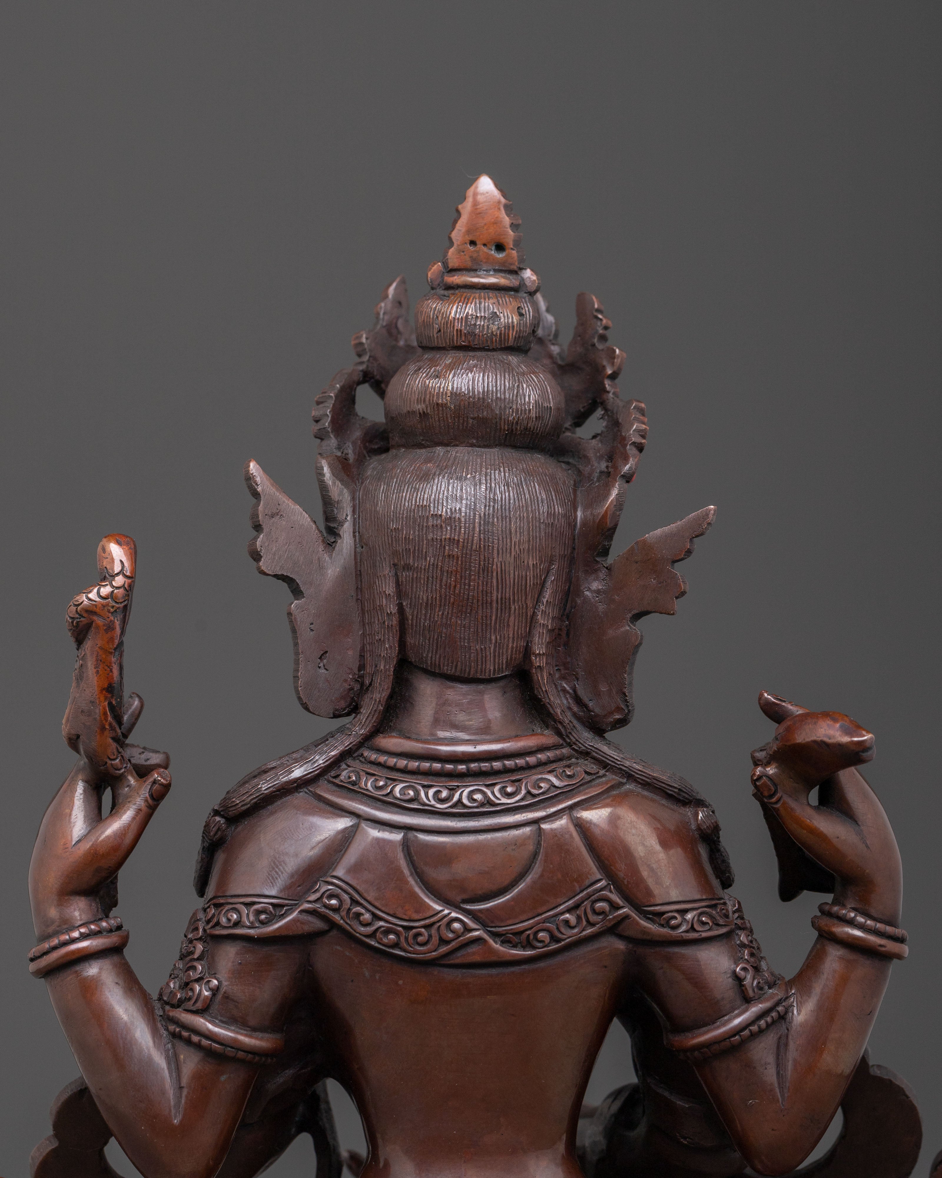 Guardian Varahi Statue | Oxidized Copper Sculpture