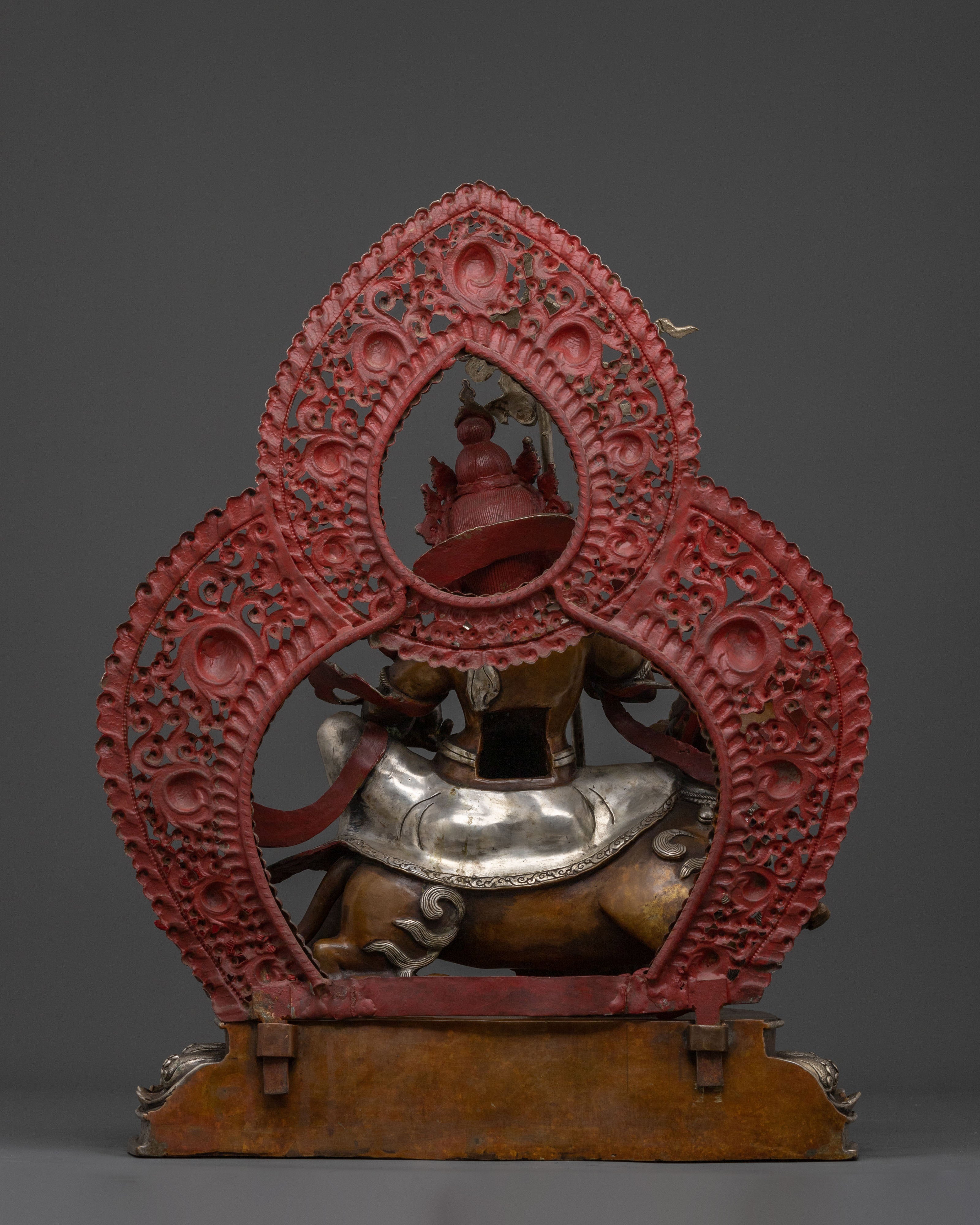 Hand-Carved Namtoshe Statue | Wealth Guardian
