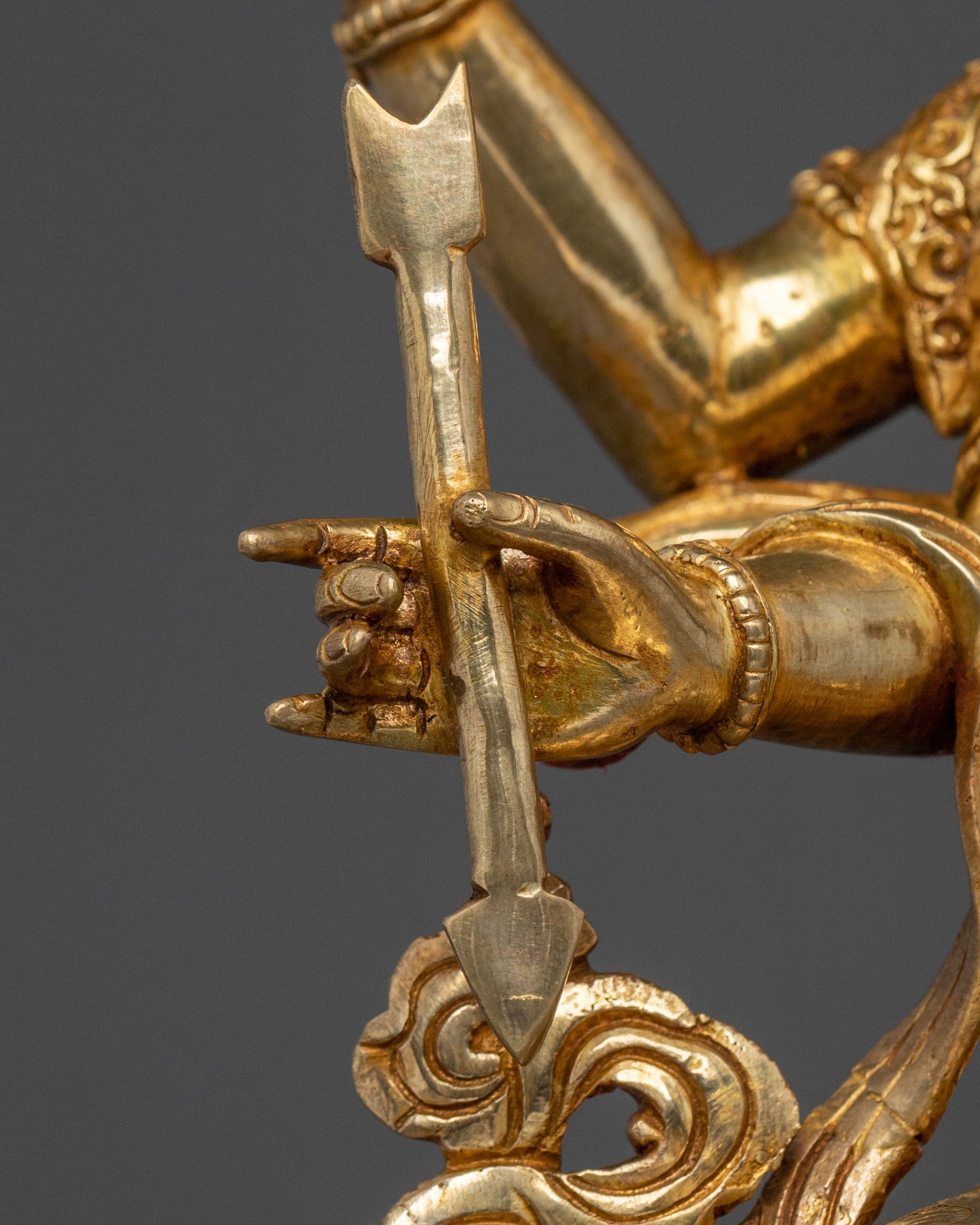 Handmade Maha Manjushri Statue | Bodhisattva of Wisdom