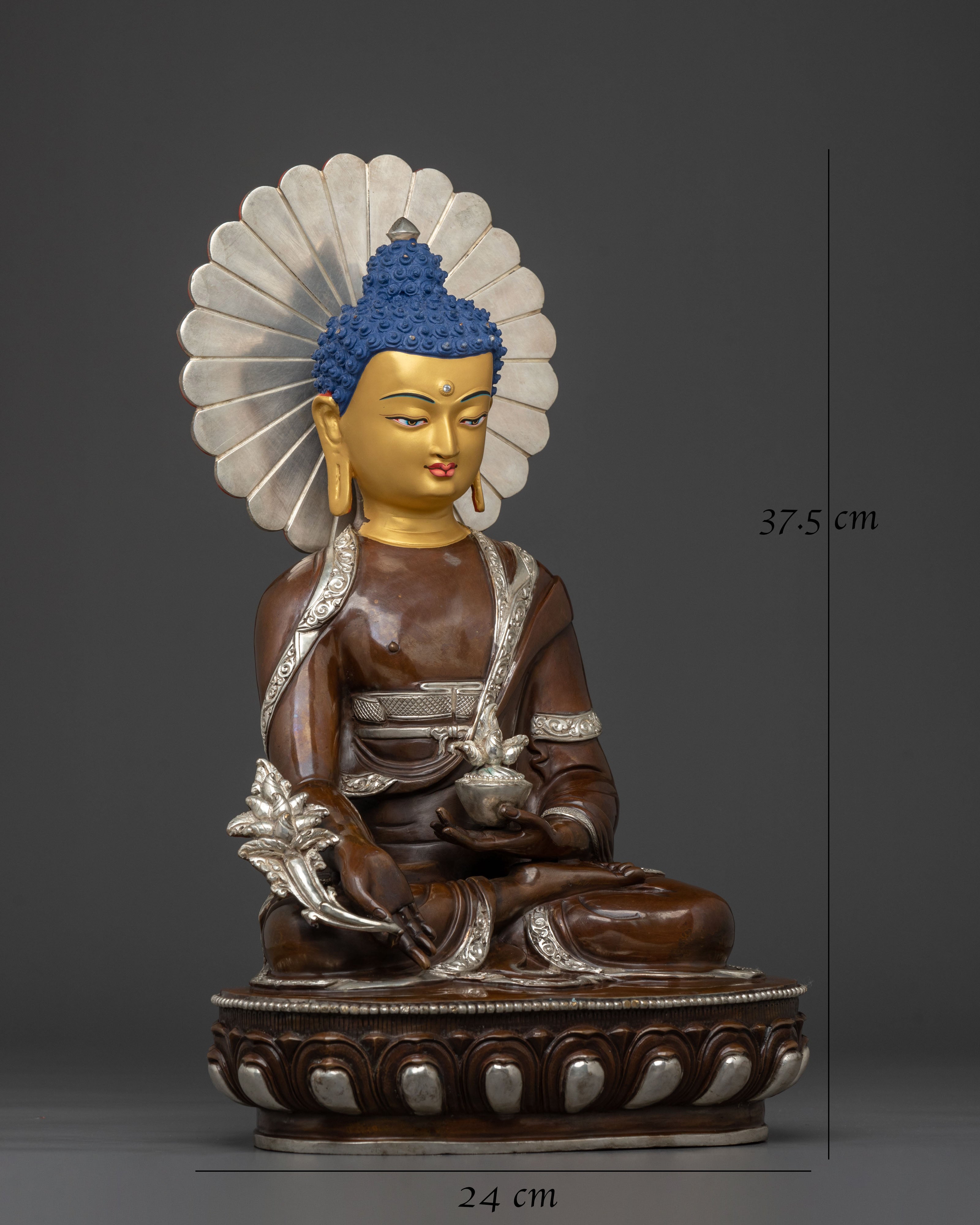 Handcrafted Medicine Buddha Statue | Home Decor