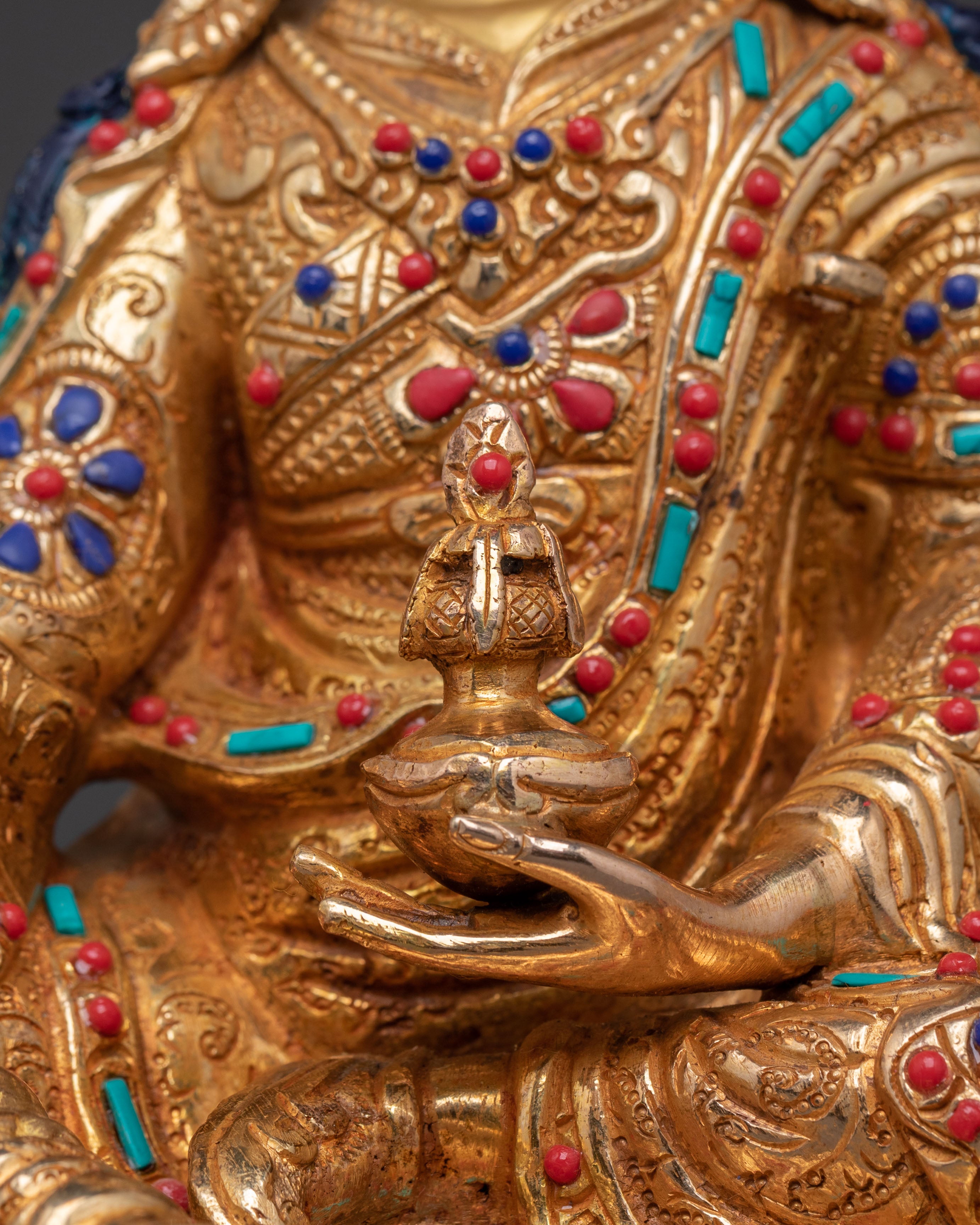 Guru Rinpoche Golden Statue | Spiritual Guidance
