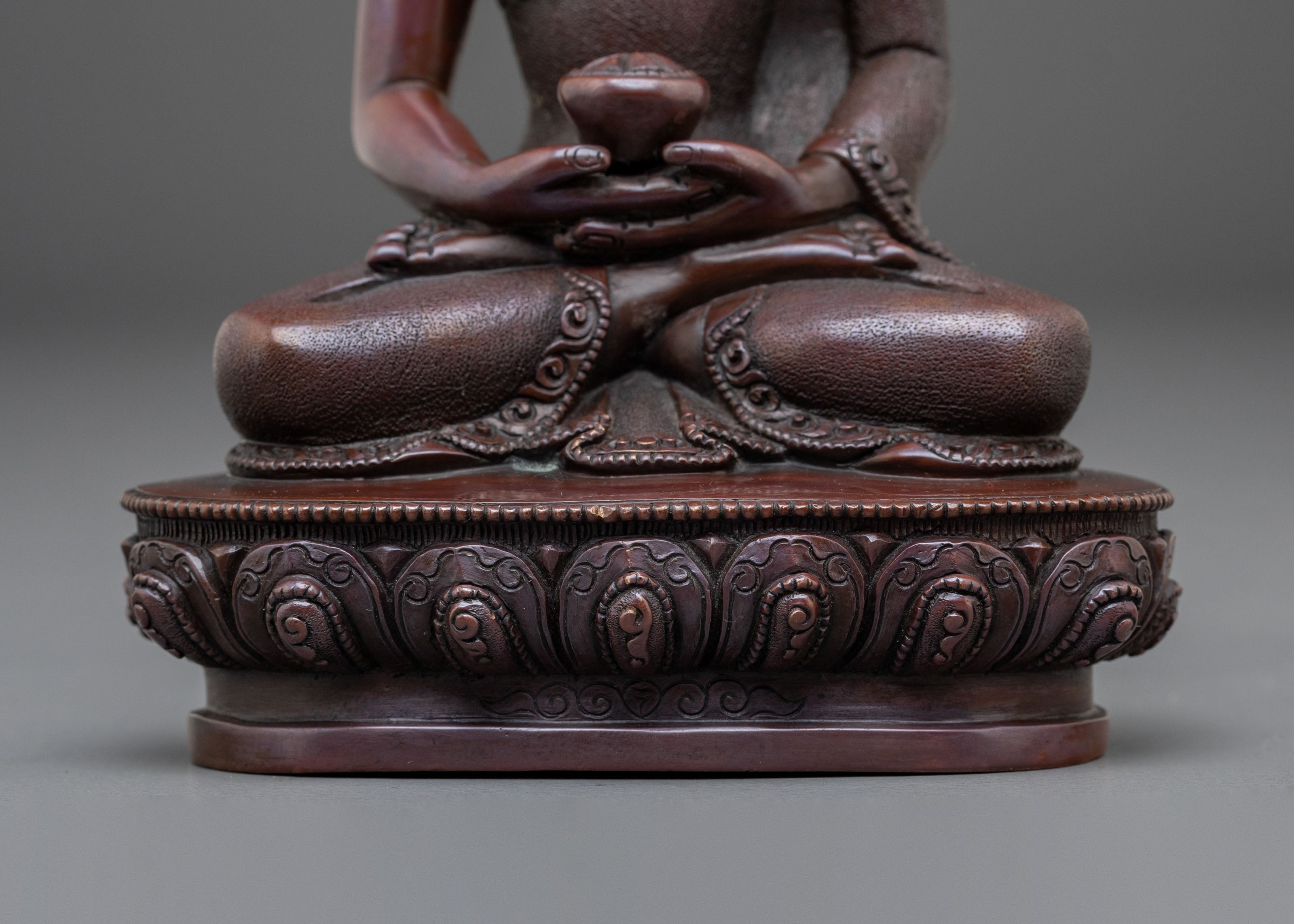 Amitabha Buddha Sculpture | Oxidized Serenity