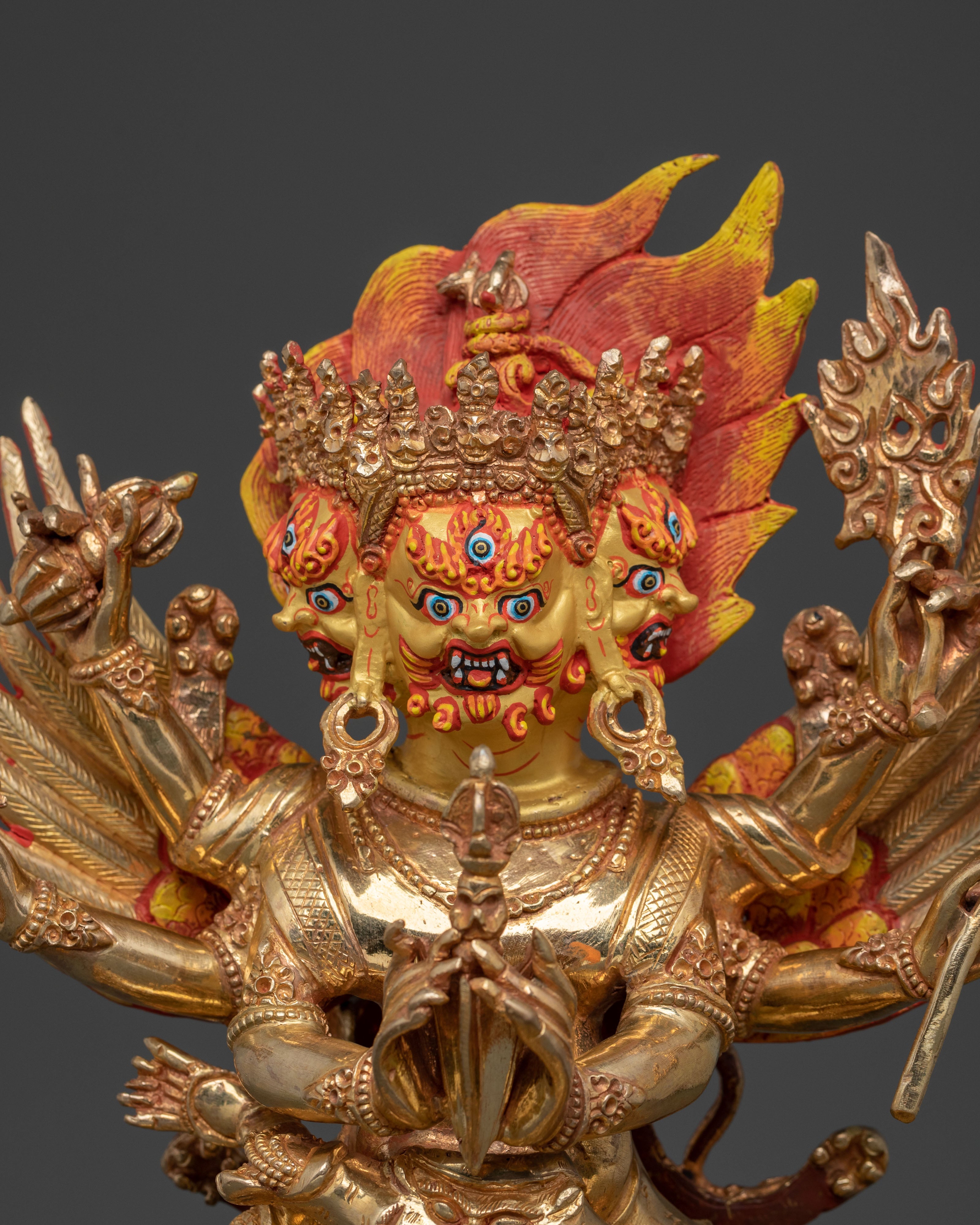 Vajrakilaya Sacred Sculpture | Symbol of Obstacle Removal