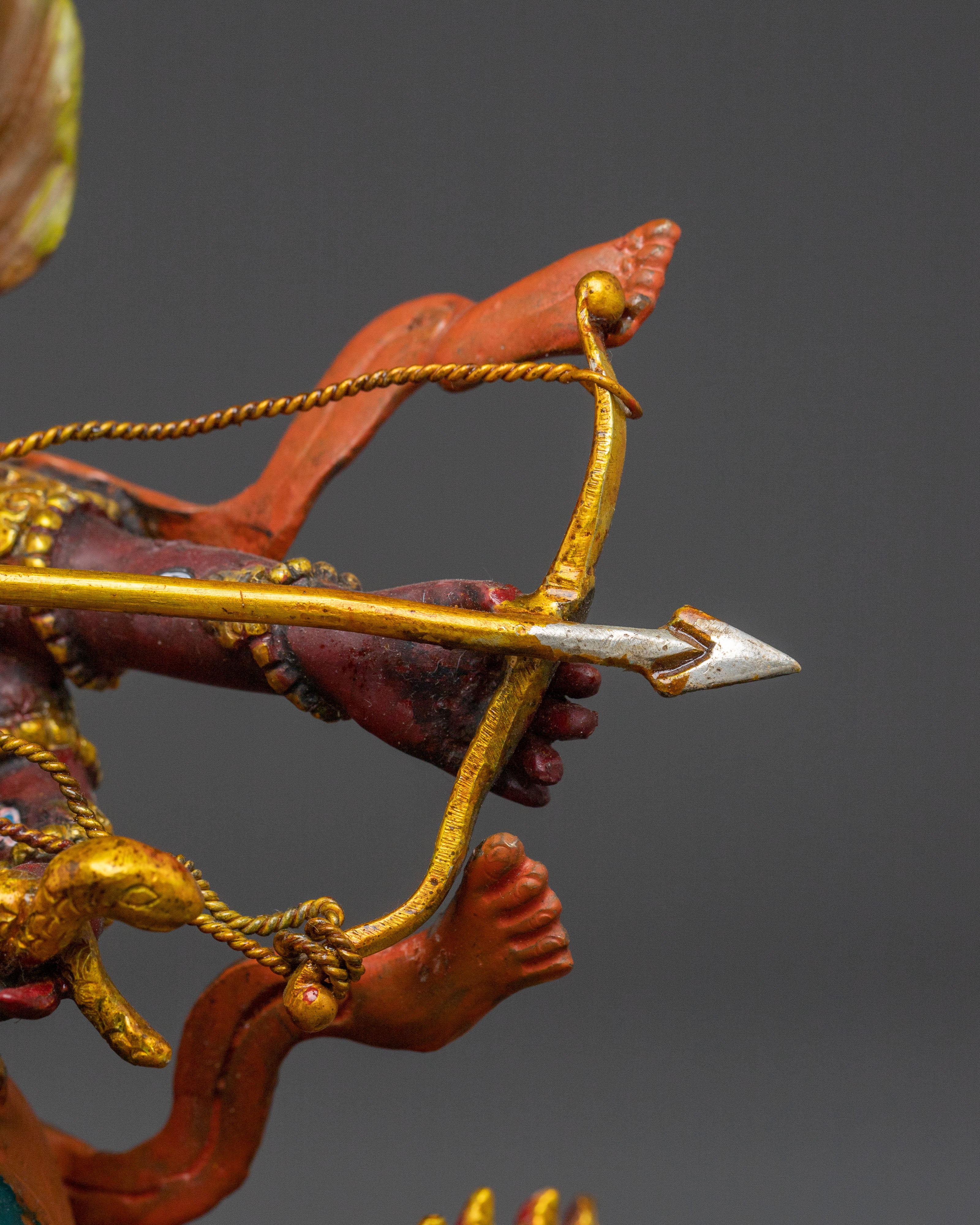 Rahula Wrathful Protector Statue | Handcrafted Devotion