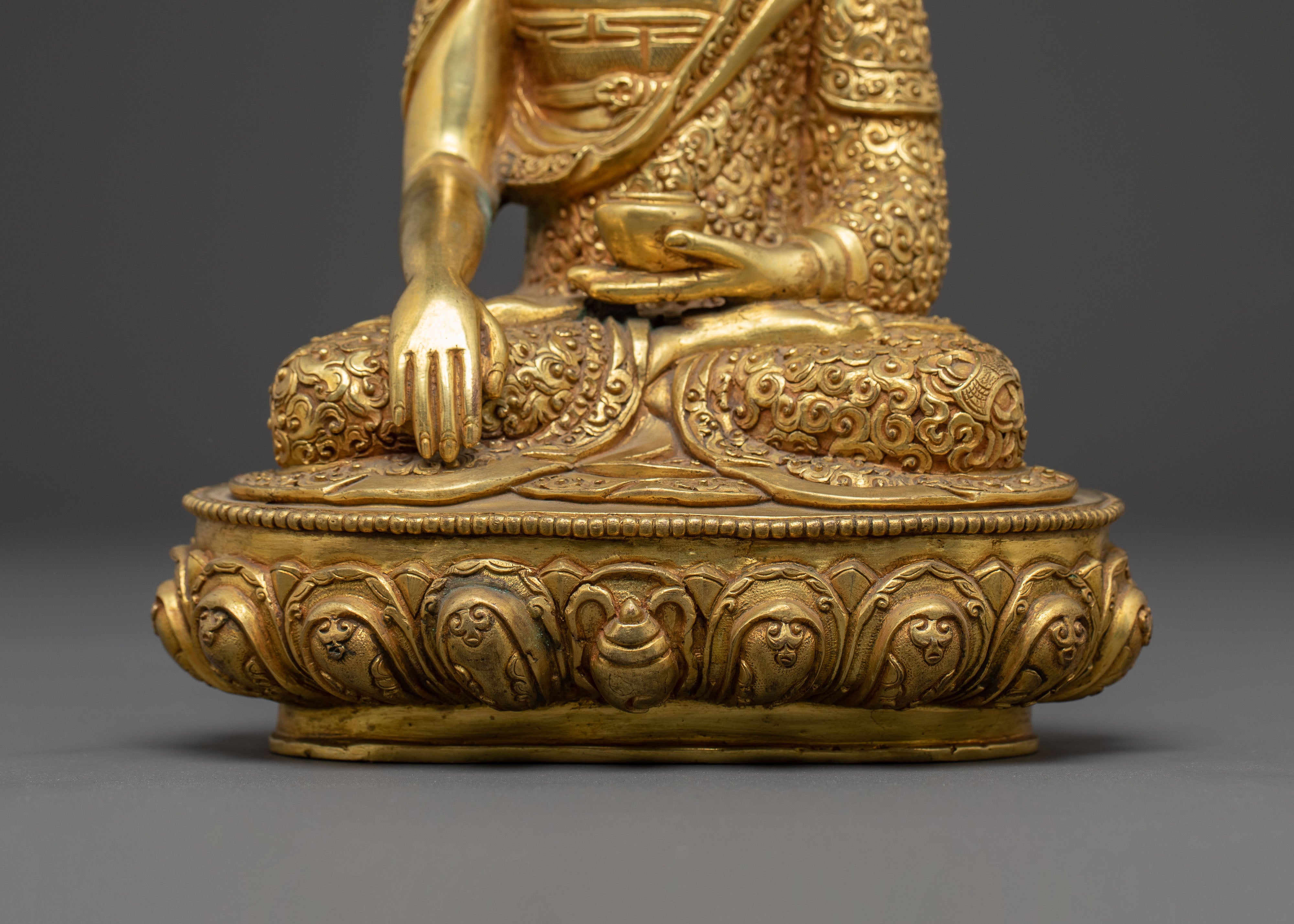 Shakyamuni Buddha Statue with Gemstones | Mindfulness & Dharma Decor