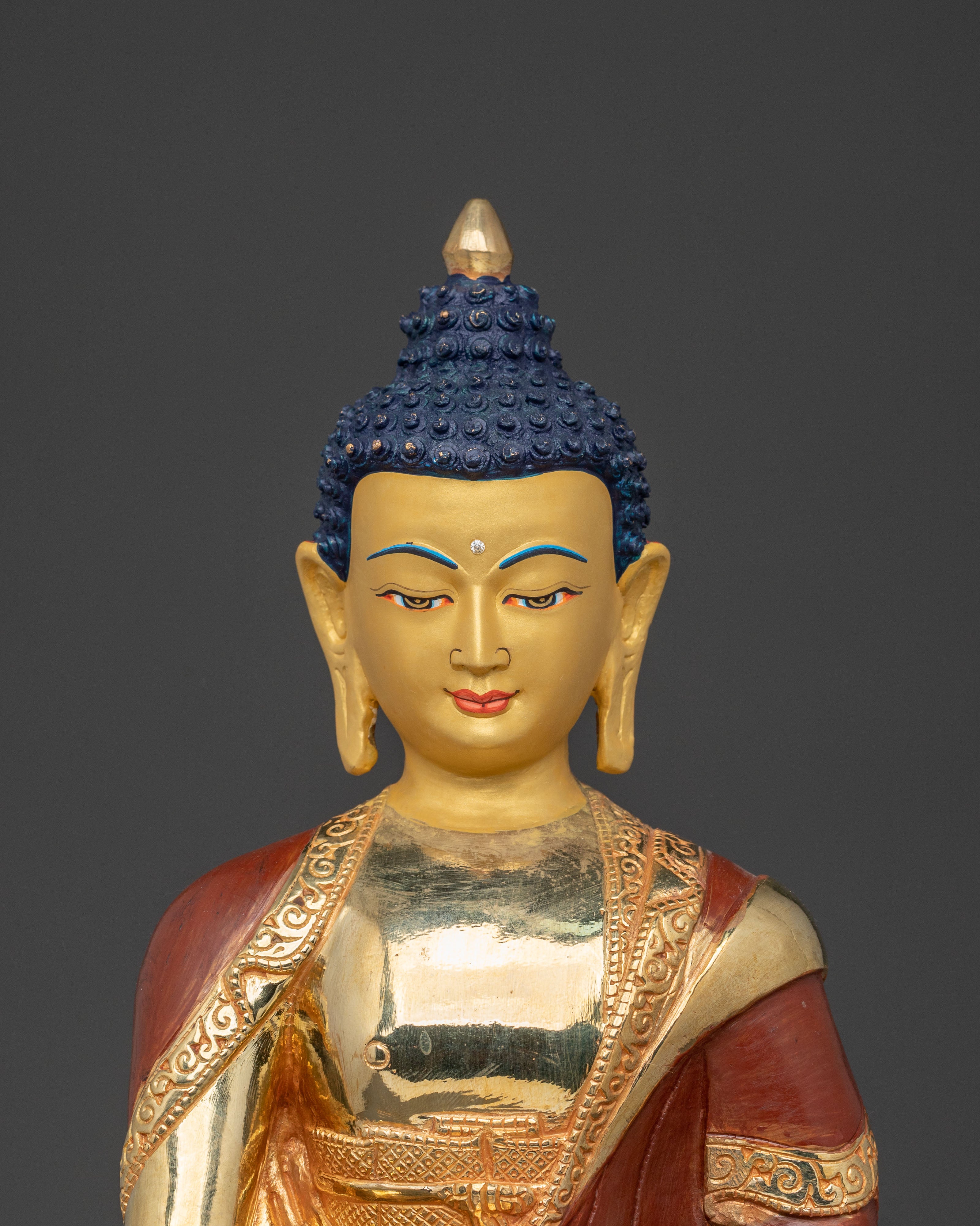 Gautama Buddha Golden Statue | Sacred Meditation & Altar Decor