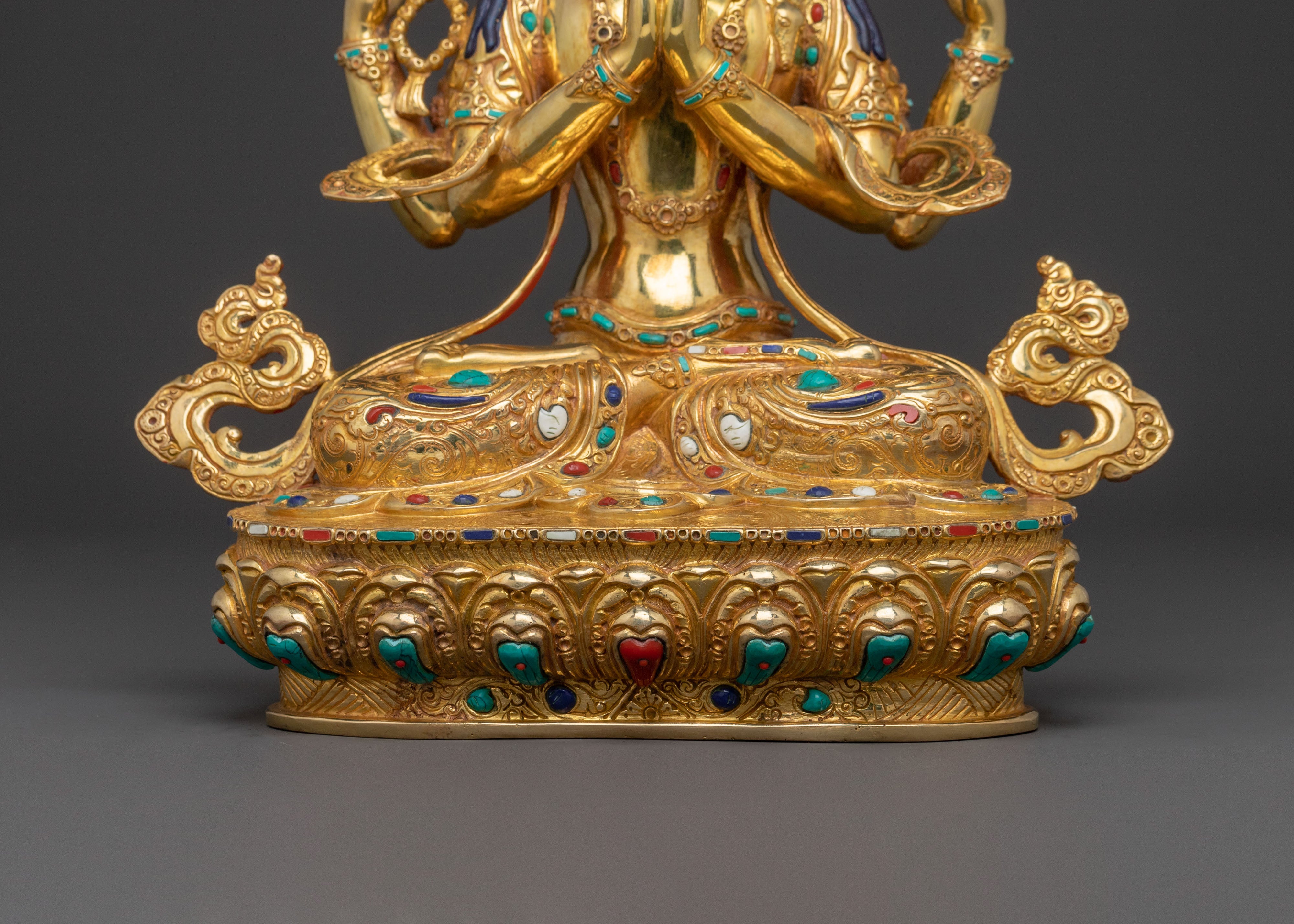 Chenrezig Peaceful Protector Statue: Symbol of Compassion and Protection