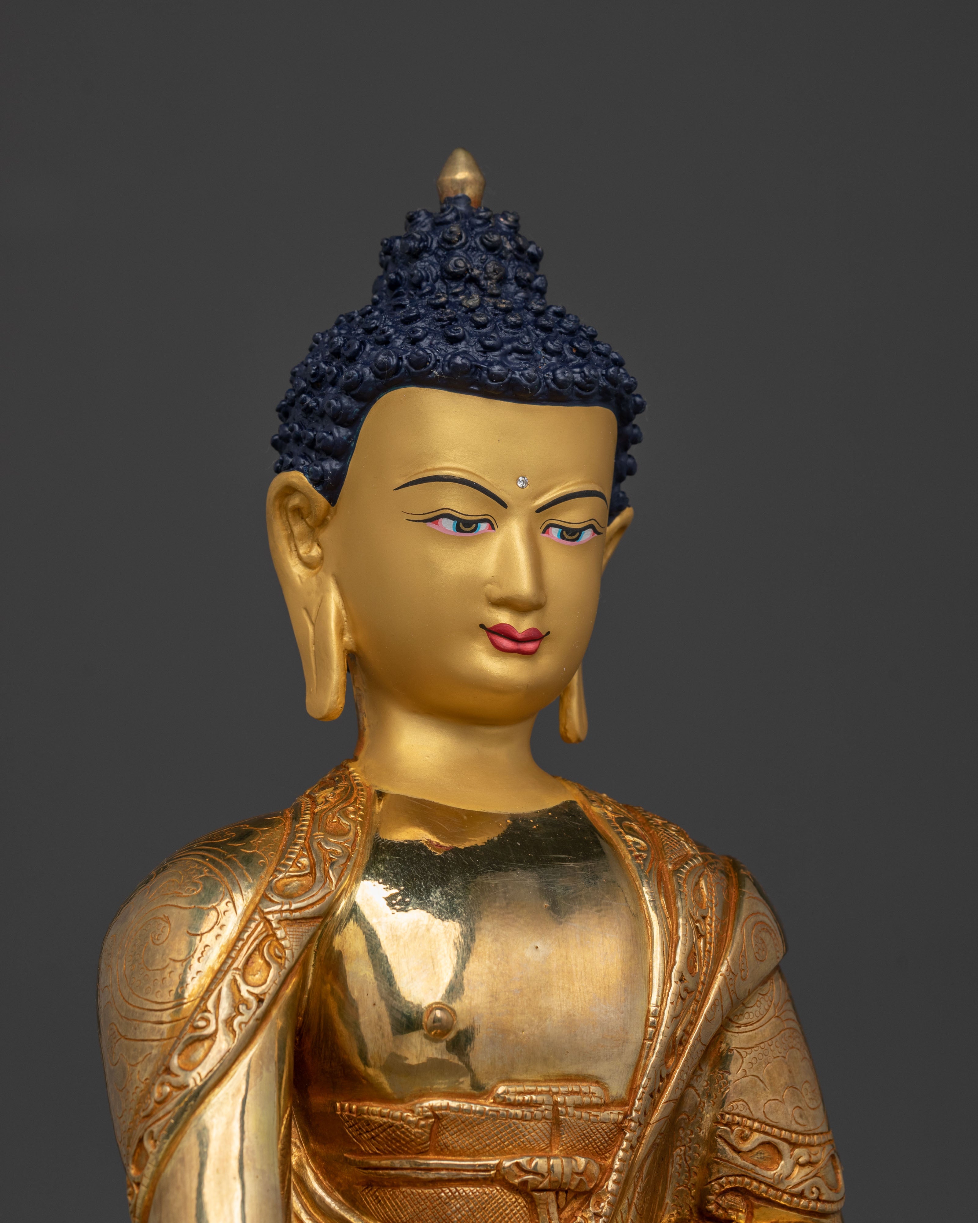 Handcrafted Shakyamuni Buddha Statue | Home Decor