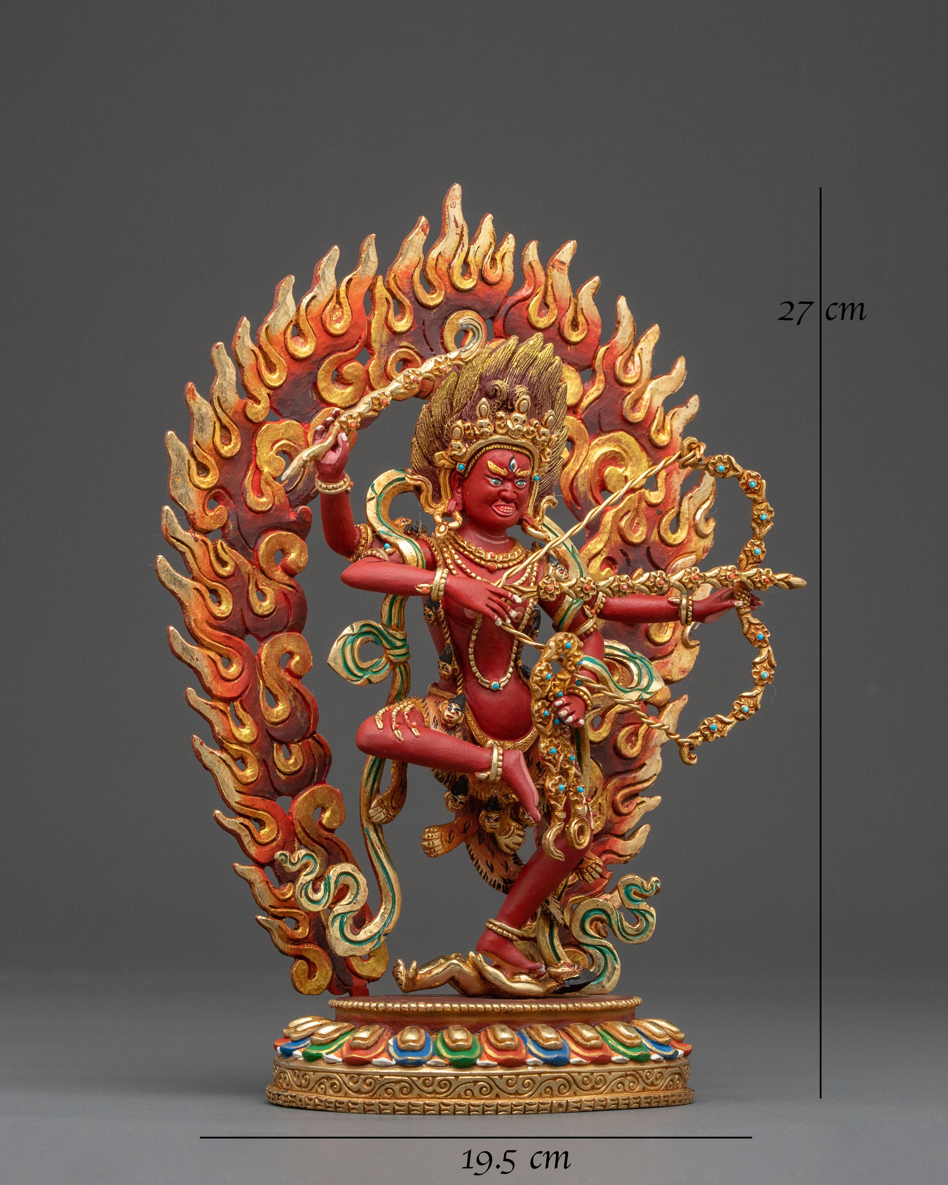 Kurukulla Wrathful Dakini Sacred Statue | Buddhist Decor