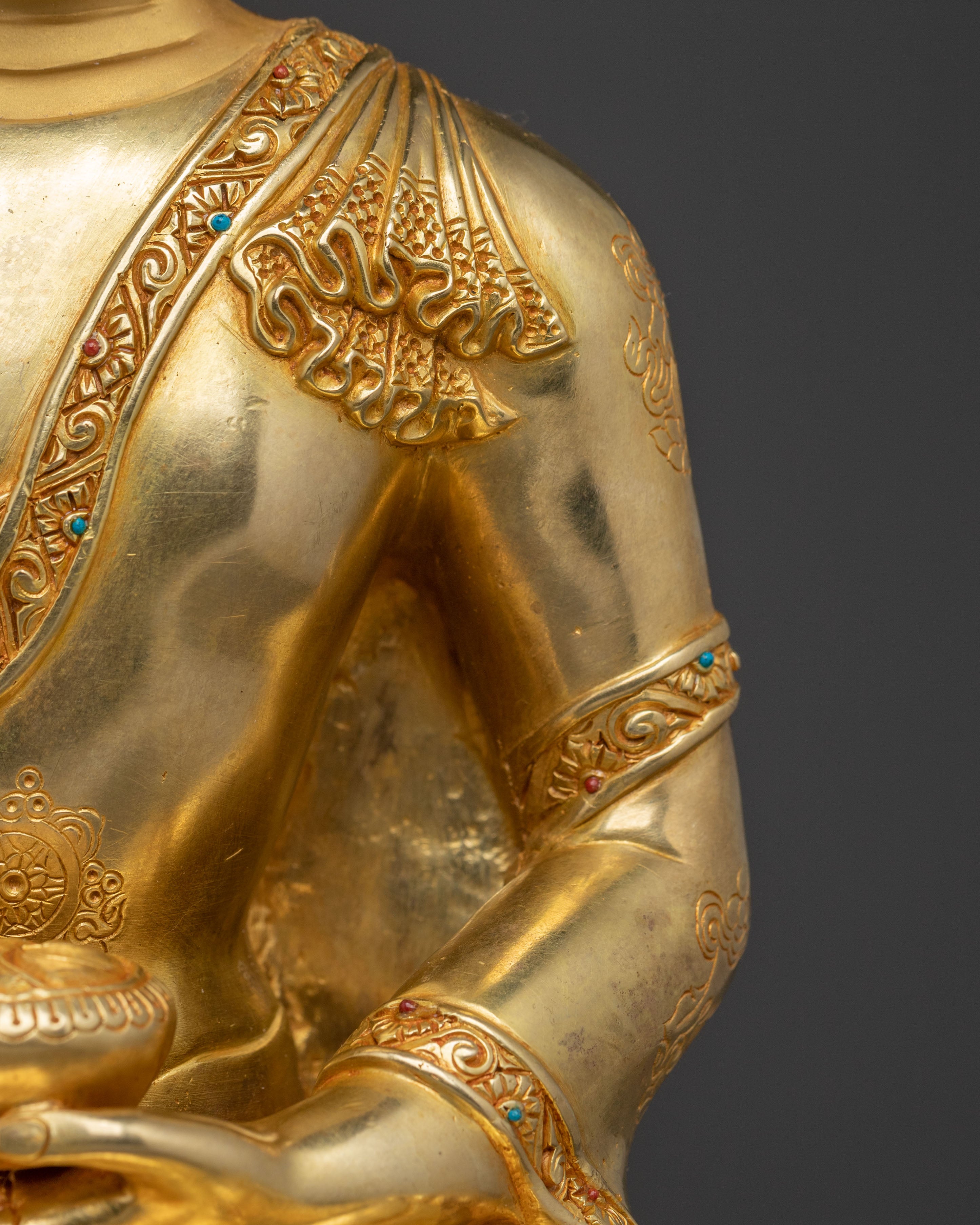 Shakyamuni Buddha Golden Statue | Sacred Decor