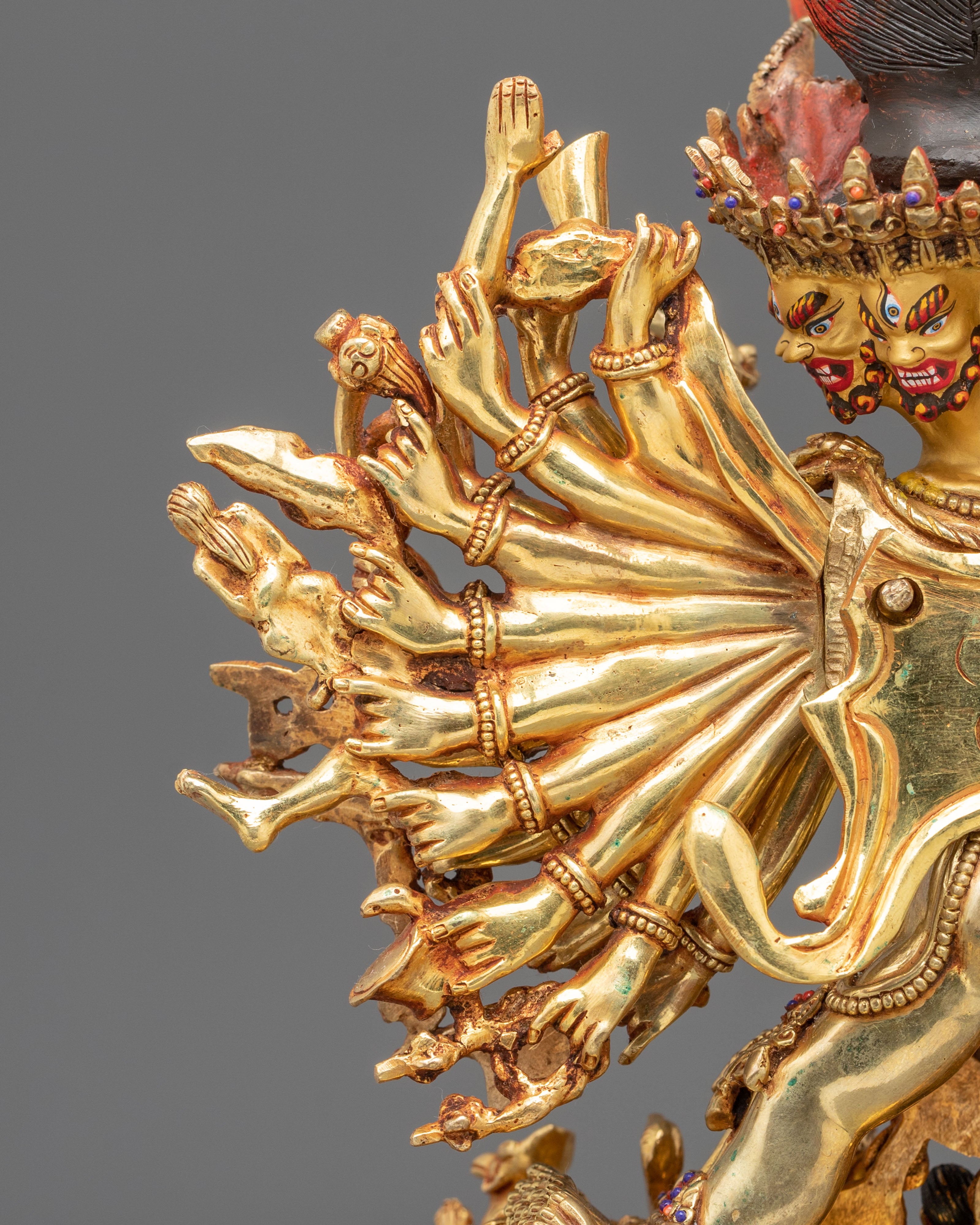 Dharma Protector Yamantaka Statue | Wrathful Conqueror of Death