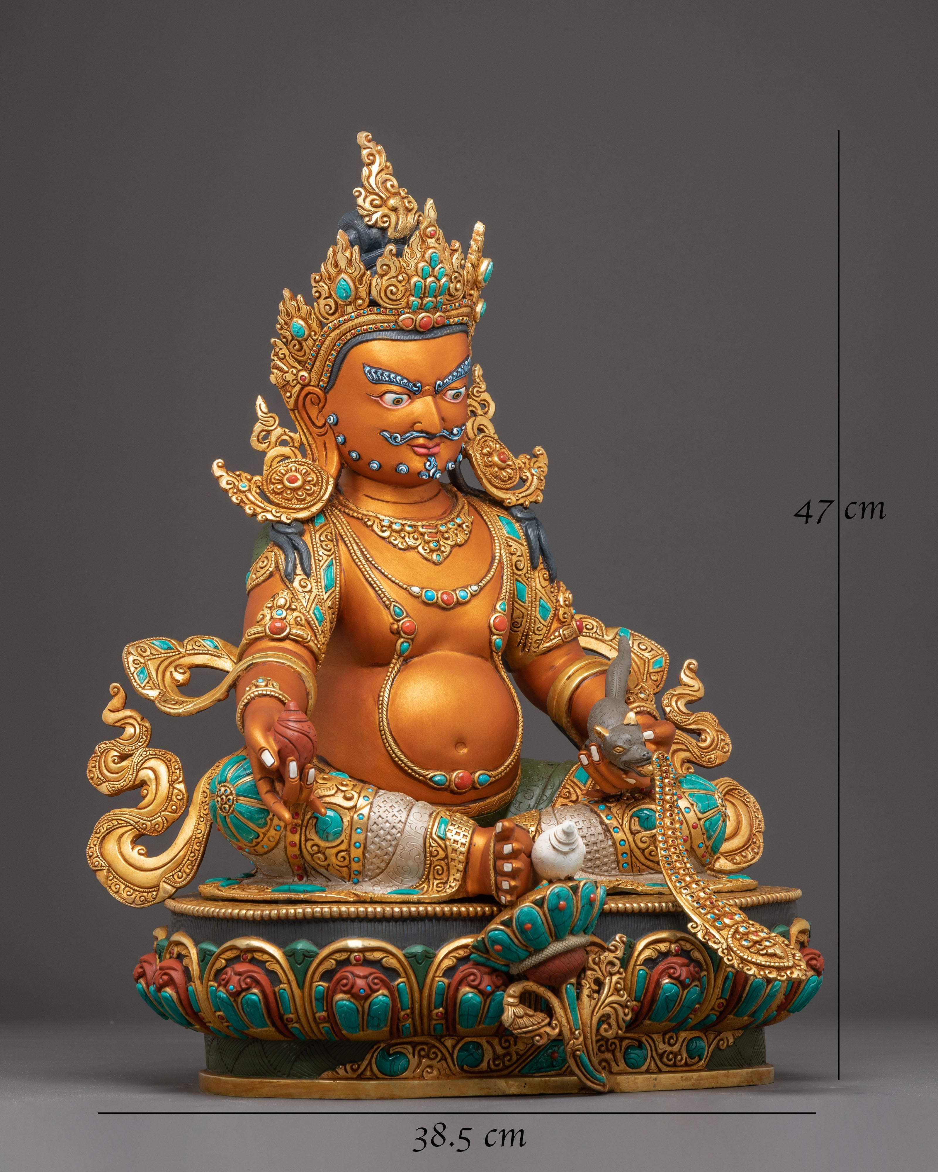Wealth Icon Dzambhala Handmade Statue | Symbol of Prosperity