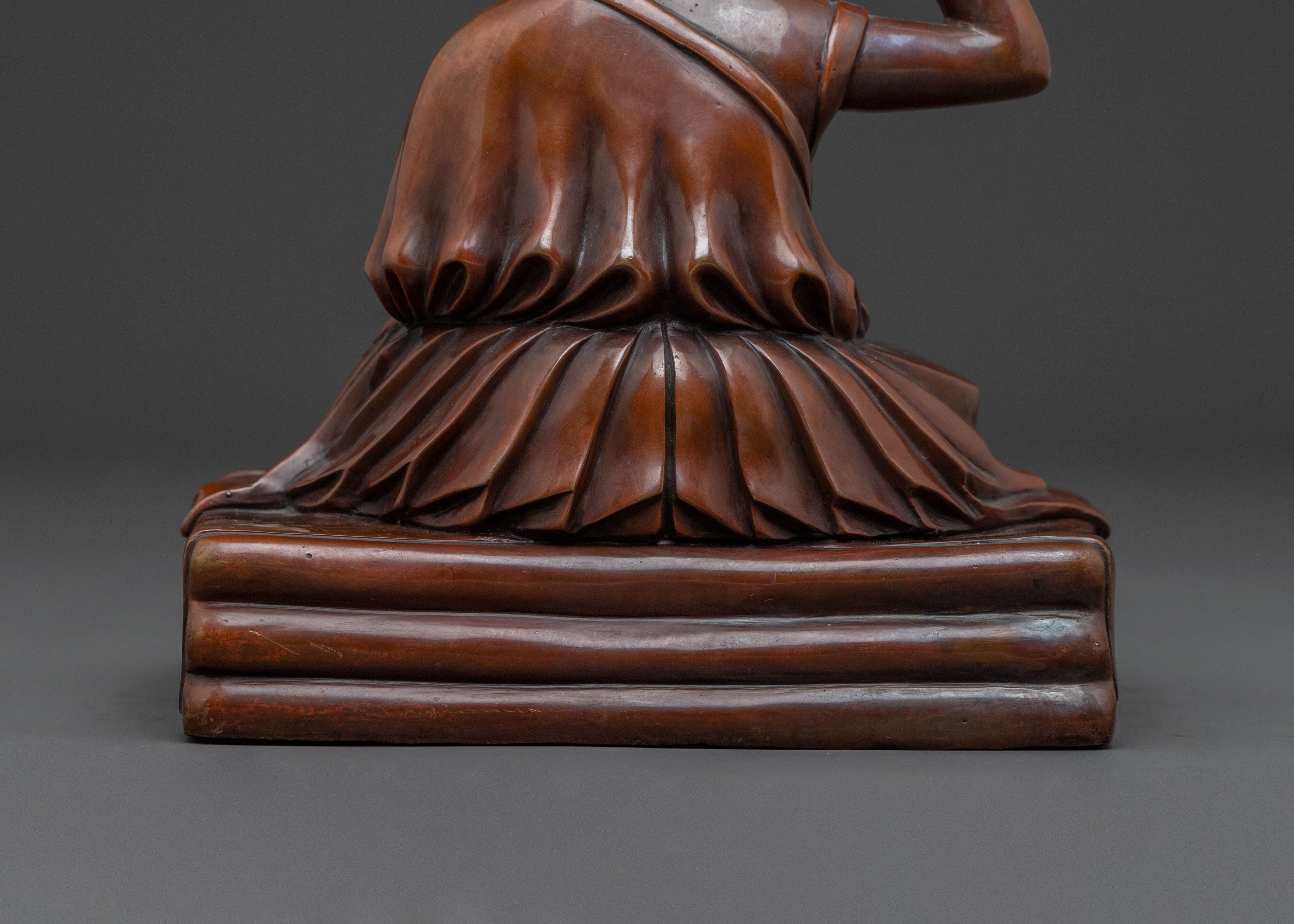 Karmapa Sacred Copper Statue | Spiritual Head