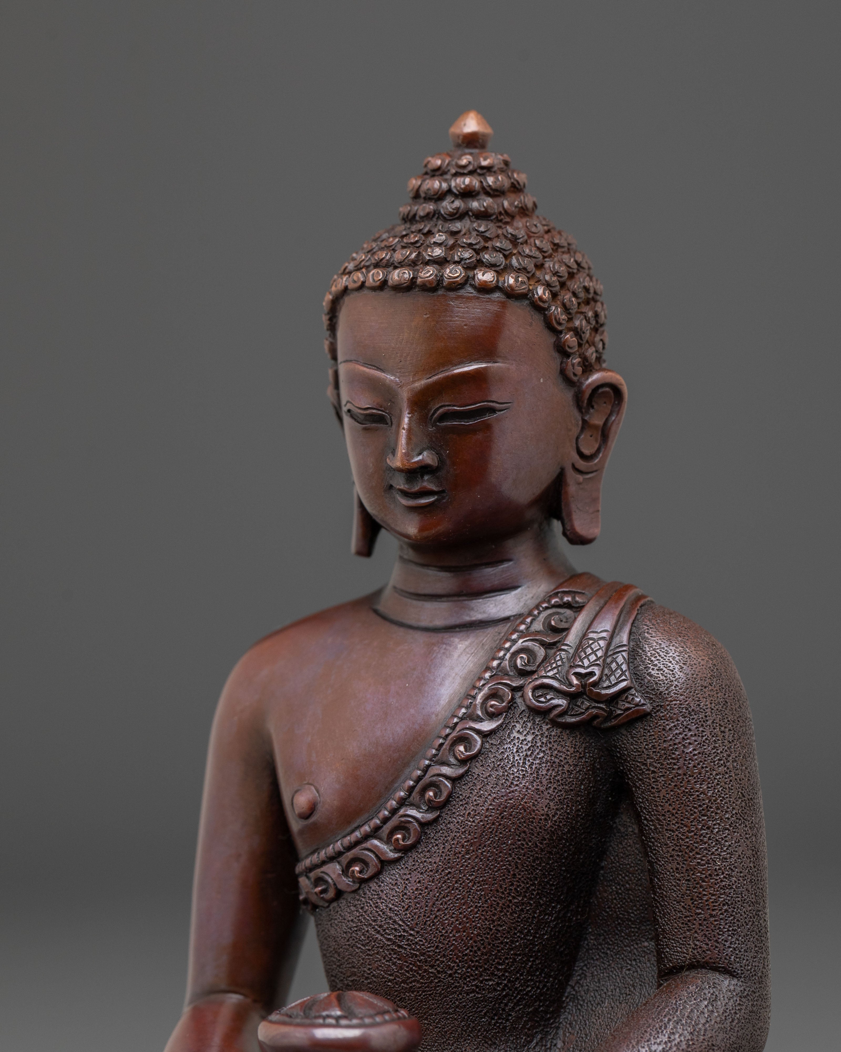 Amitabha Buddha Sculpture | Oxidized Serenity