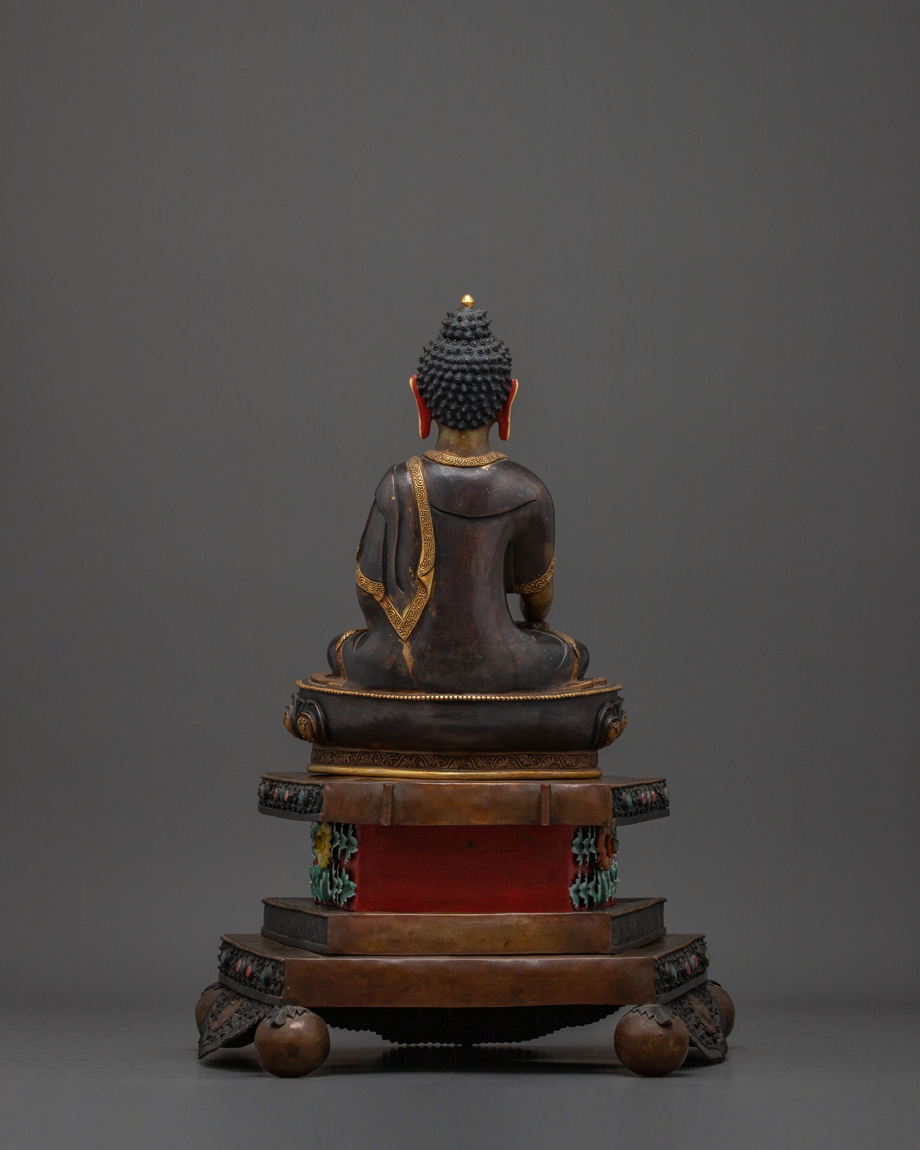 Shakyamuni Buddha Figurine on Throne | Enlightened ONE