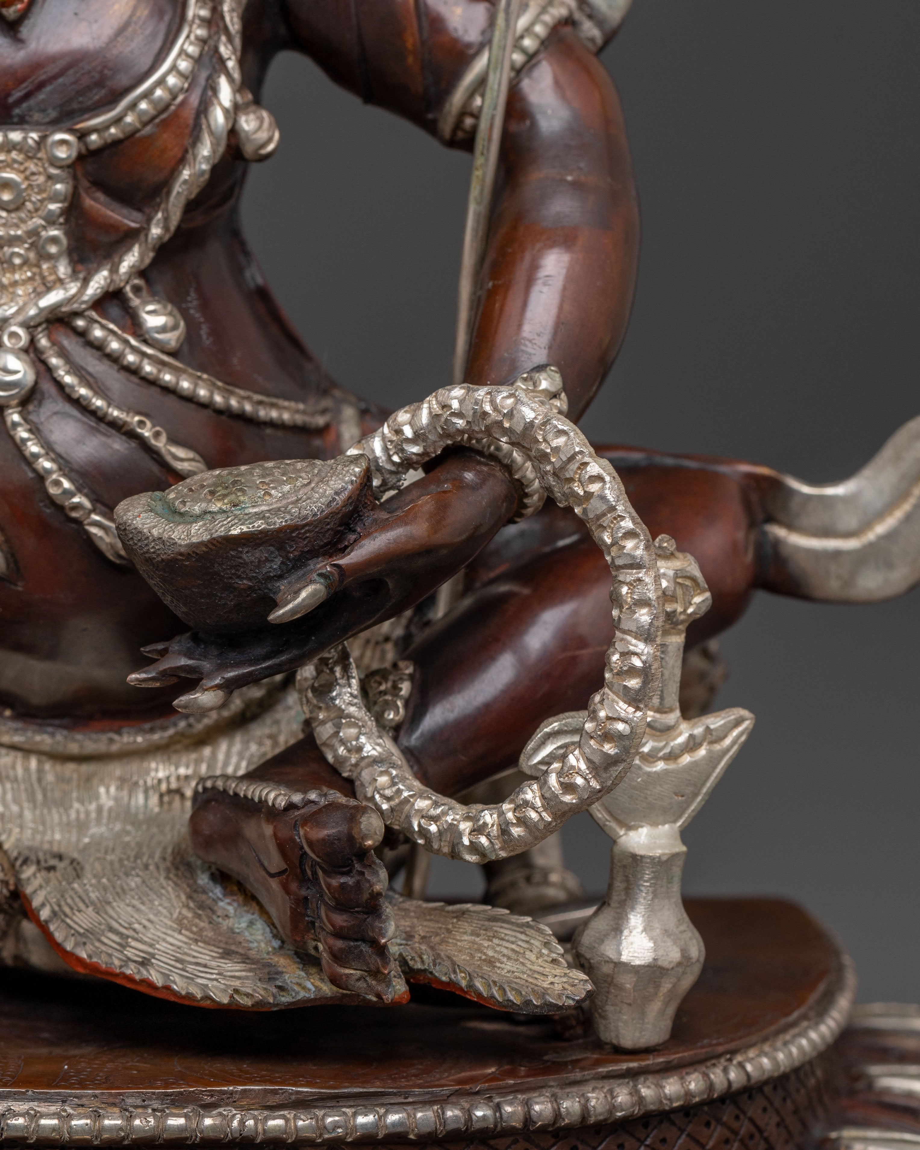 Divine Brahmanrupa Statue | Oxidized Copper Elegance