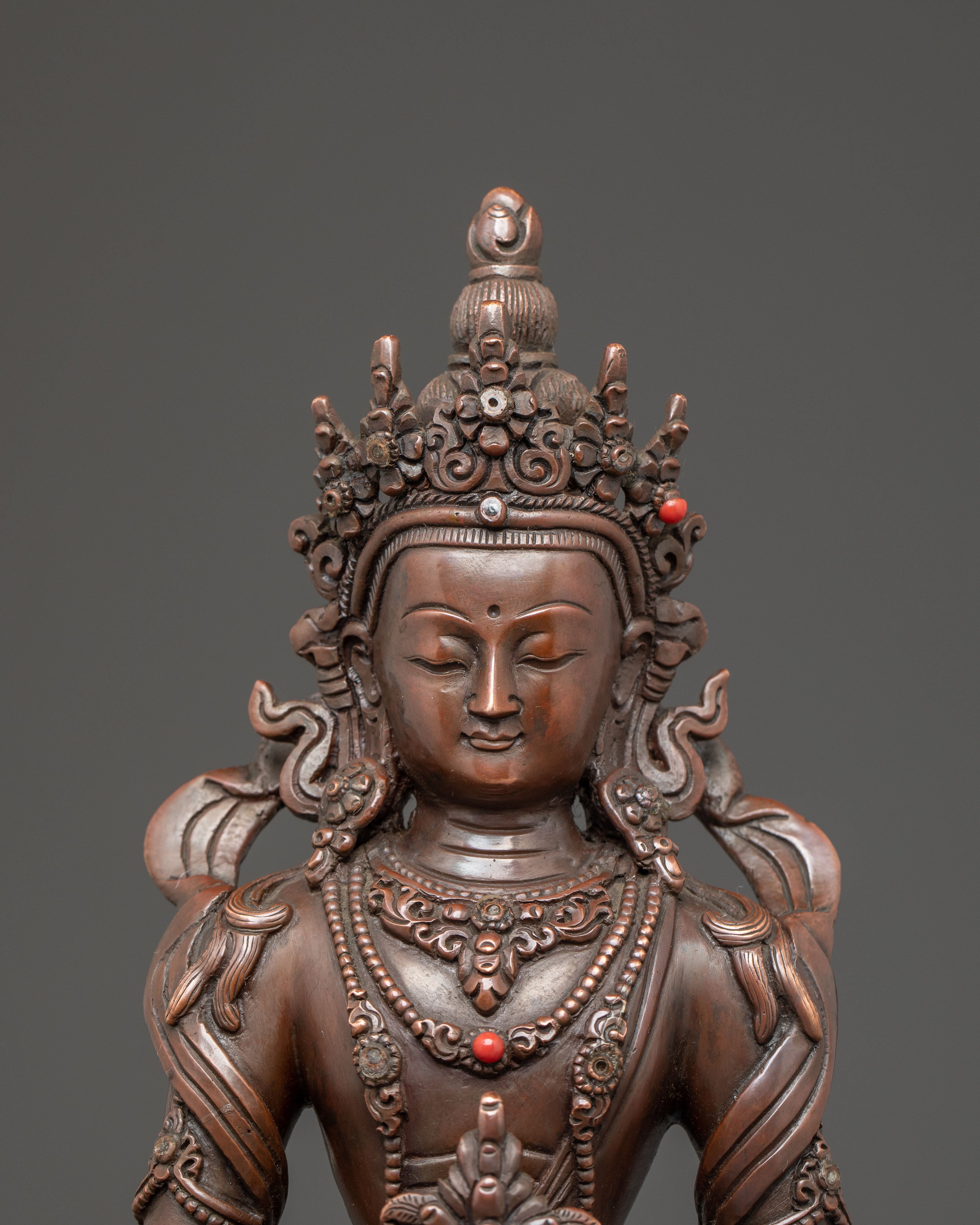 Handmade Boundless Life Amitayus Statue | Buddha of Longevity