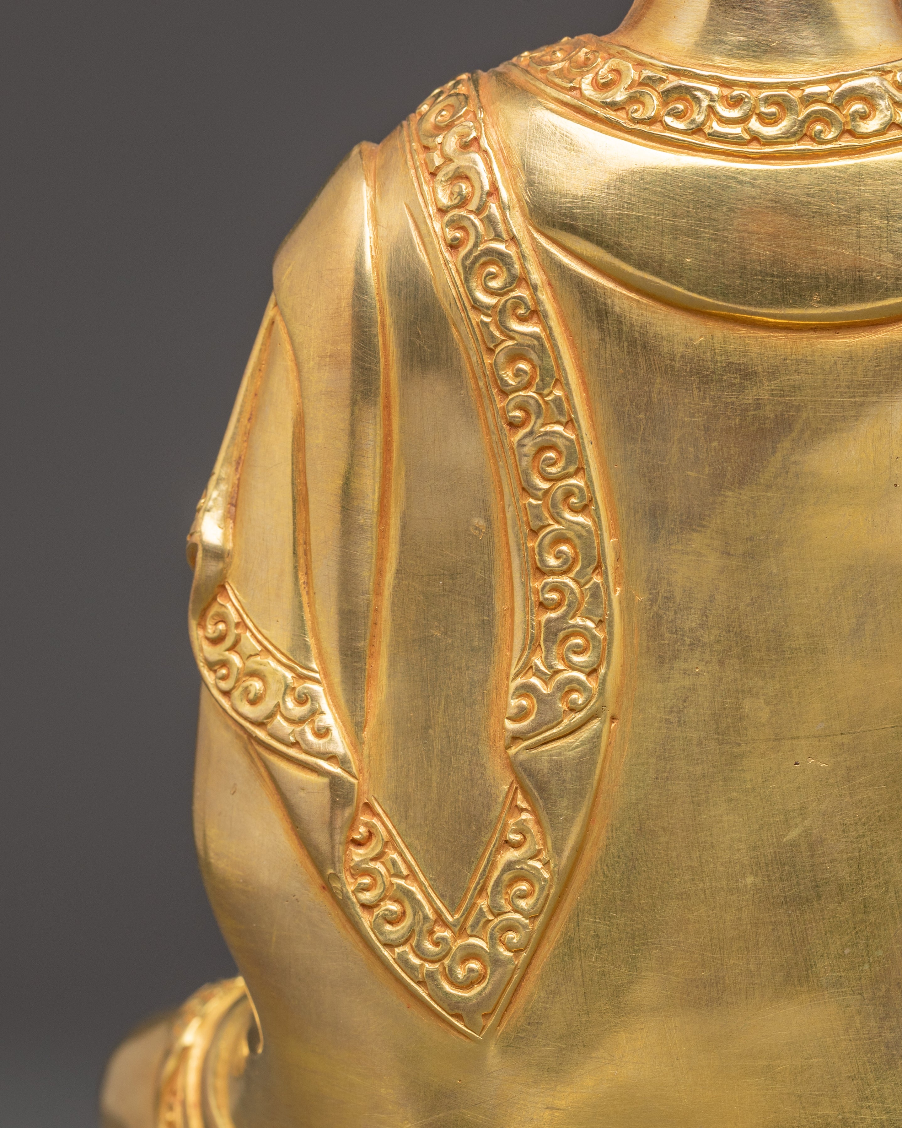 Shakyamuni Buddha Golden Handmade Statue | Dharma Teacher