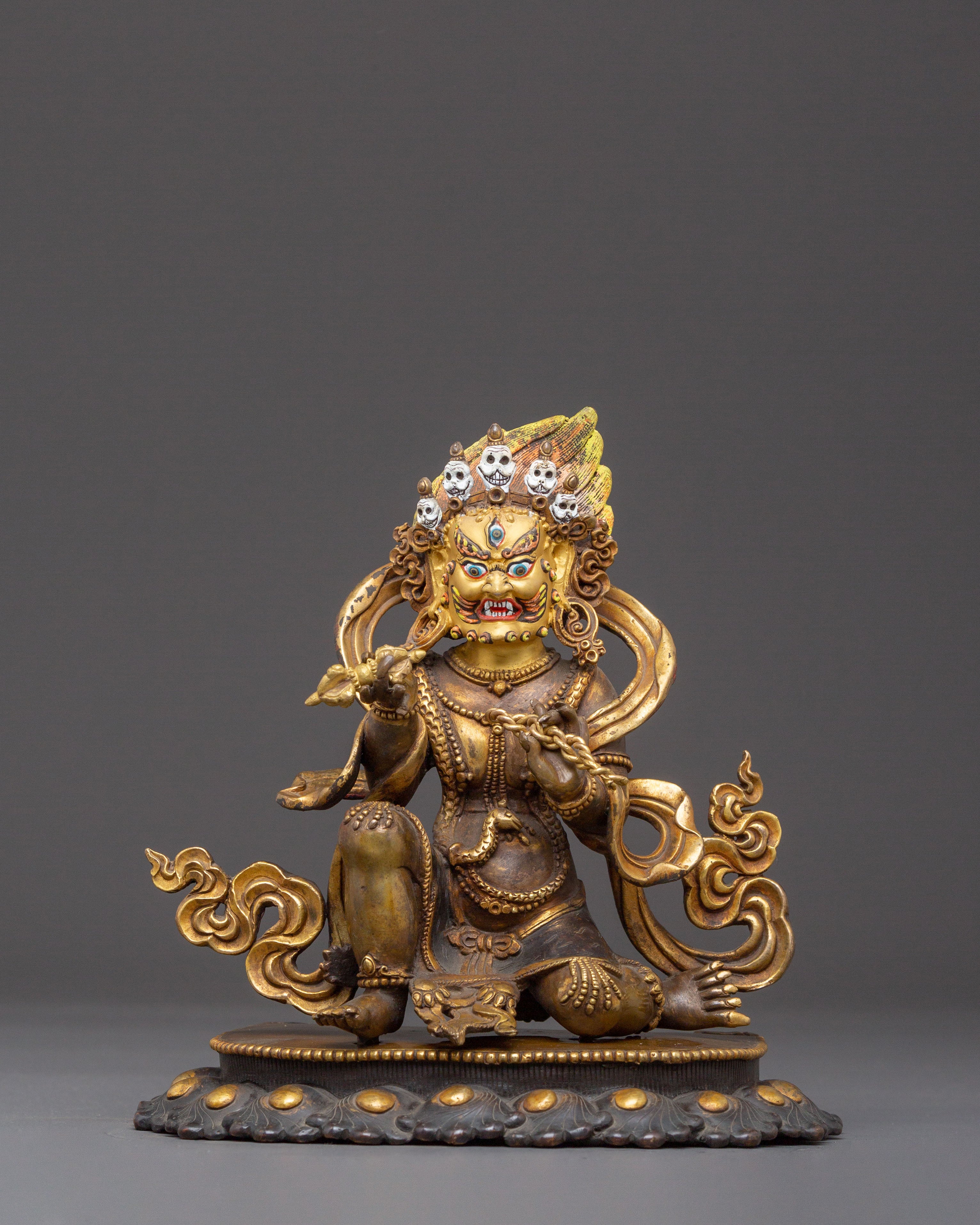 Vajrapani Fierce Protector Statue – Handcrafted Devotion