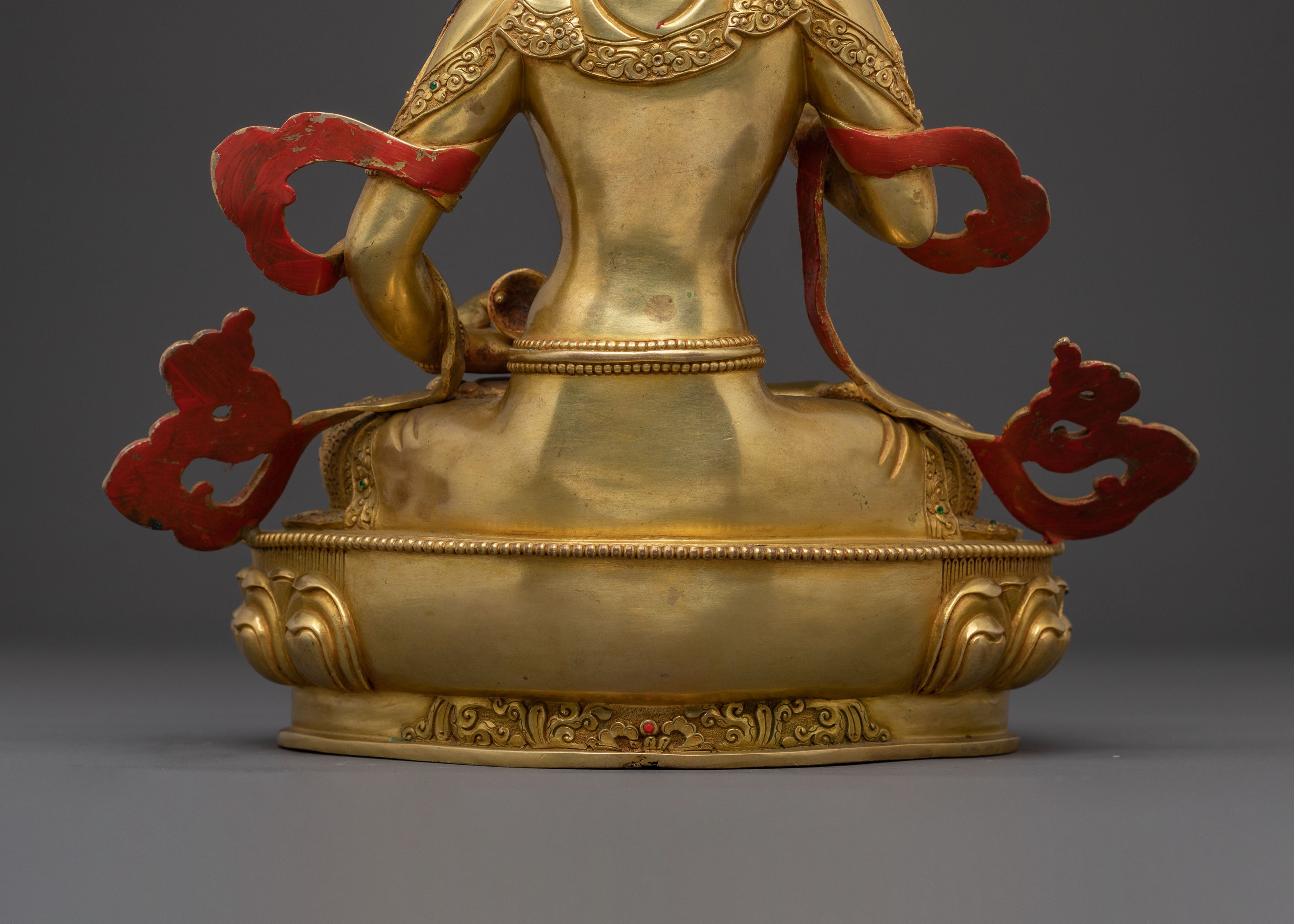 Golden Statue of Divine Vajrasattva | 24k Gold Gilded