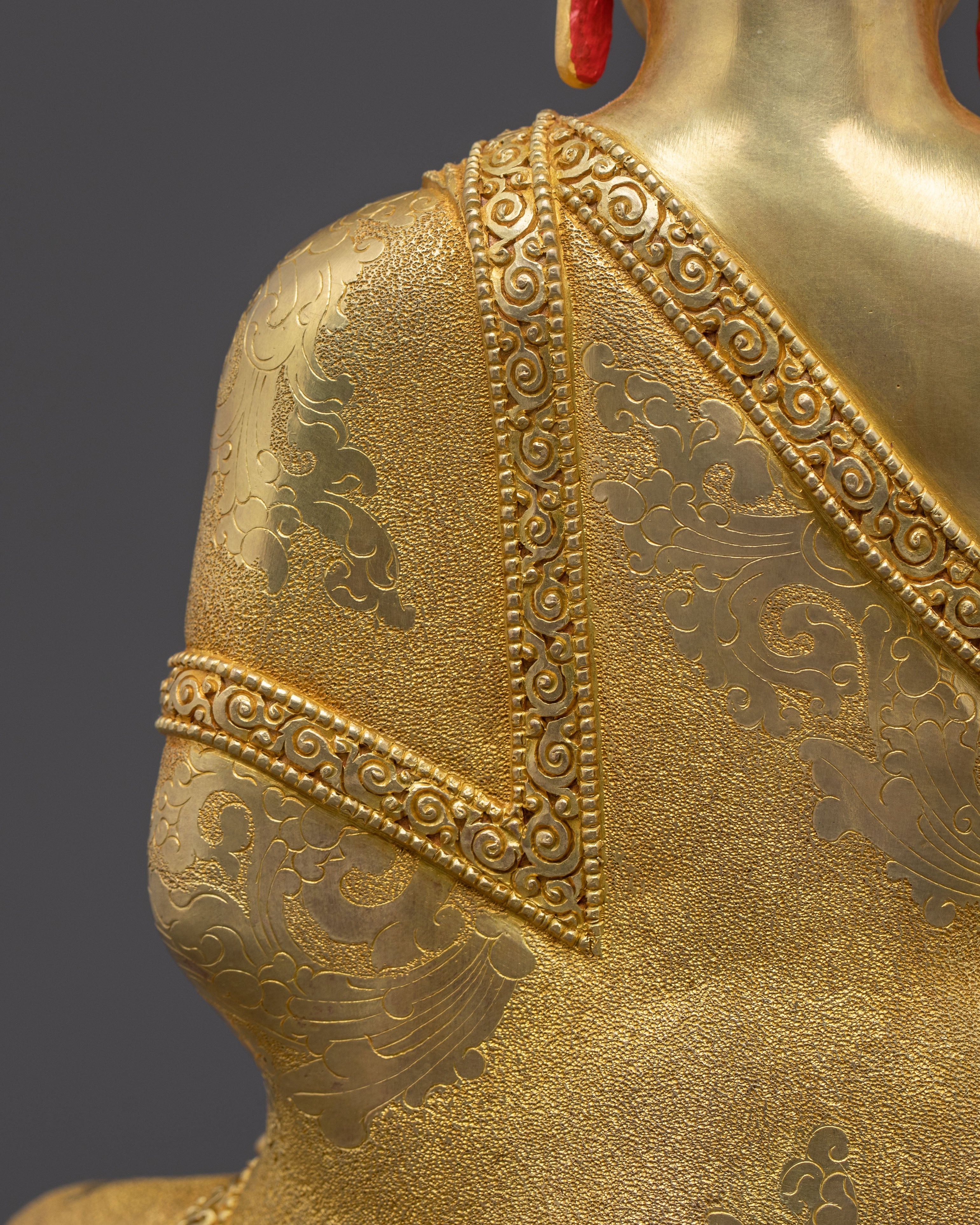 Shakyamuni Buddha Statue | 24K Gold Gilded Icon