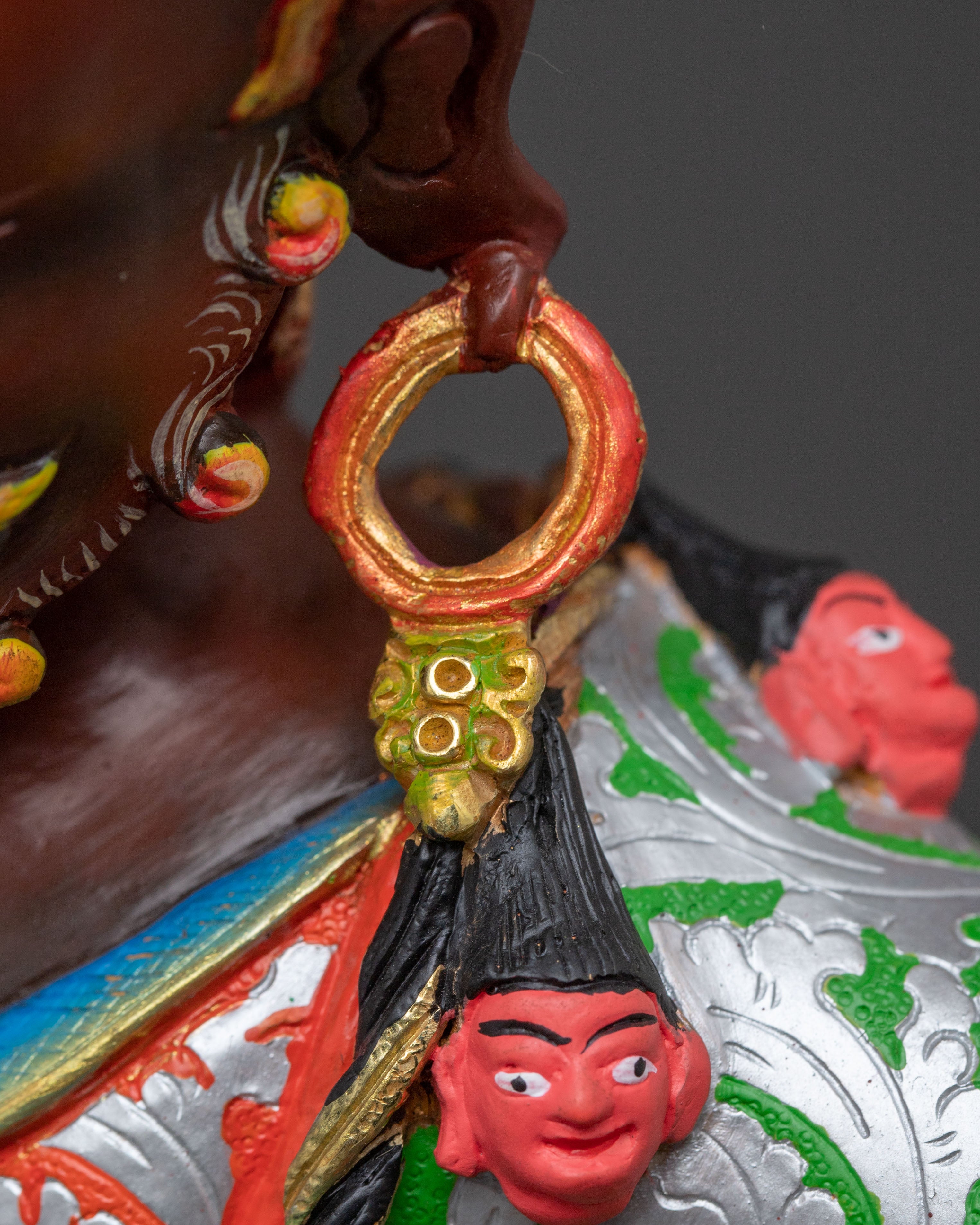Dorje Drollo Tantric Protector Sculpture for Altar